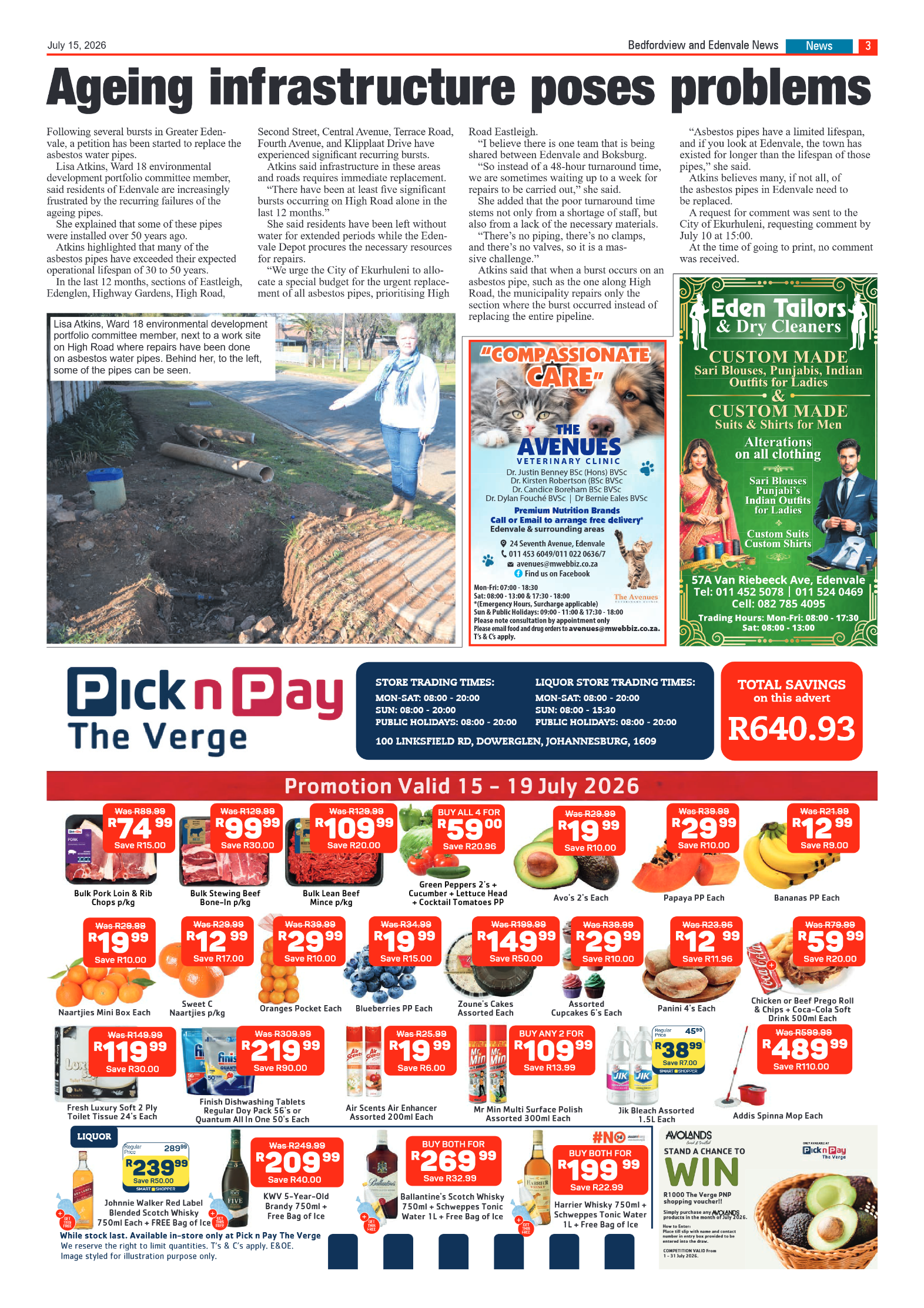Bedfordview and Edenvale 15 July 2026 page 3