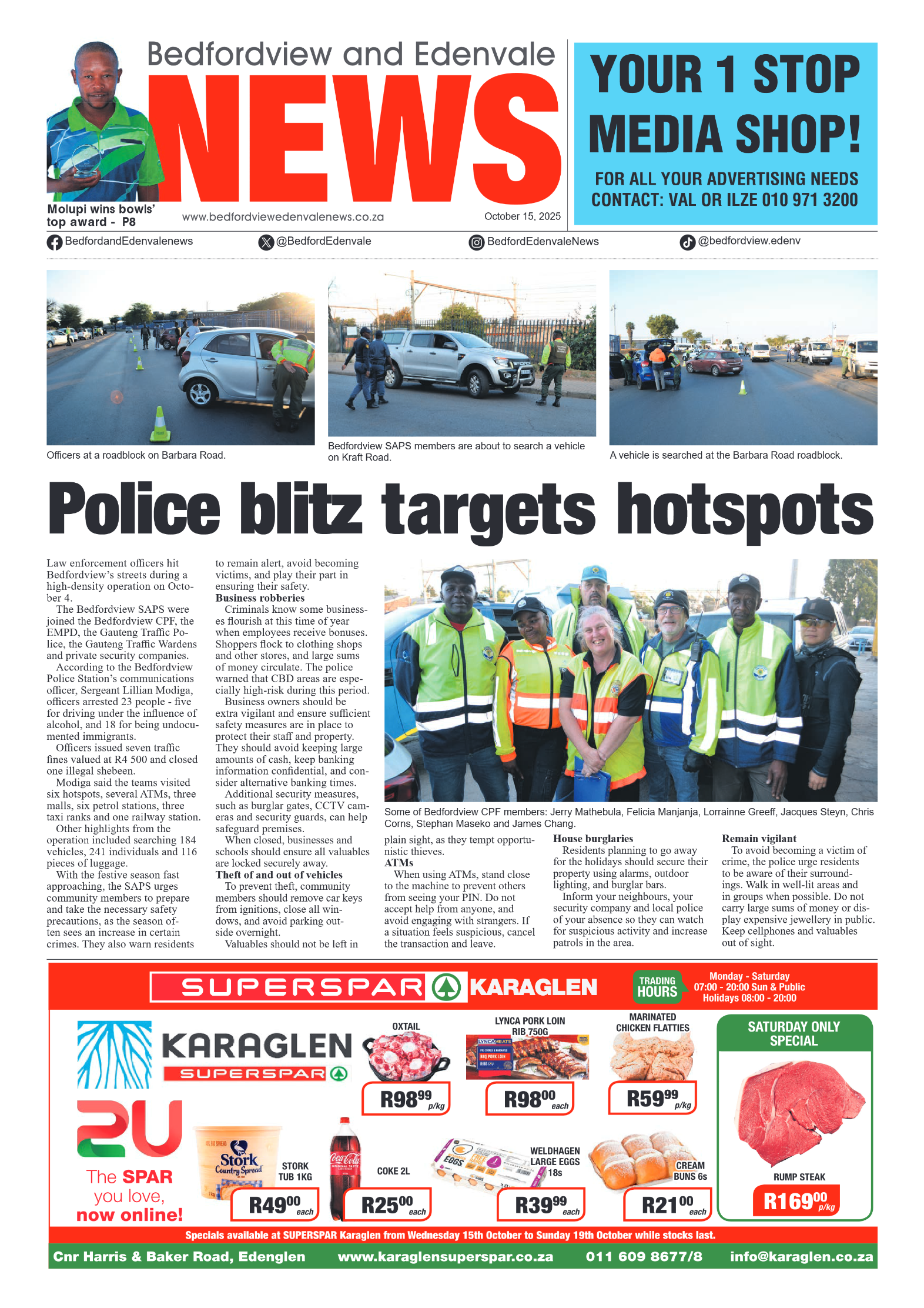 Bedfordview and Edenvale 15 October 2025 page 1