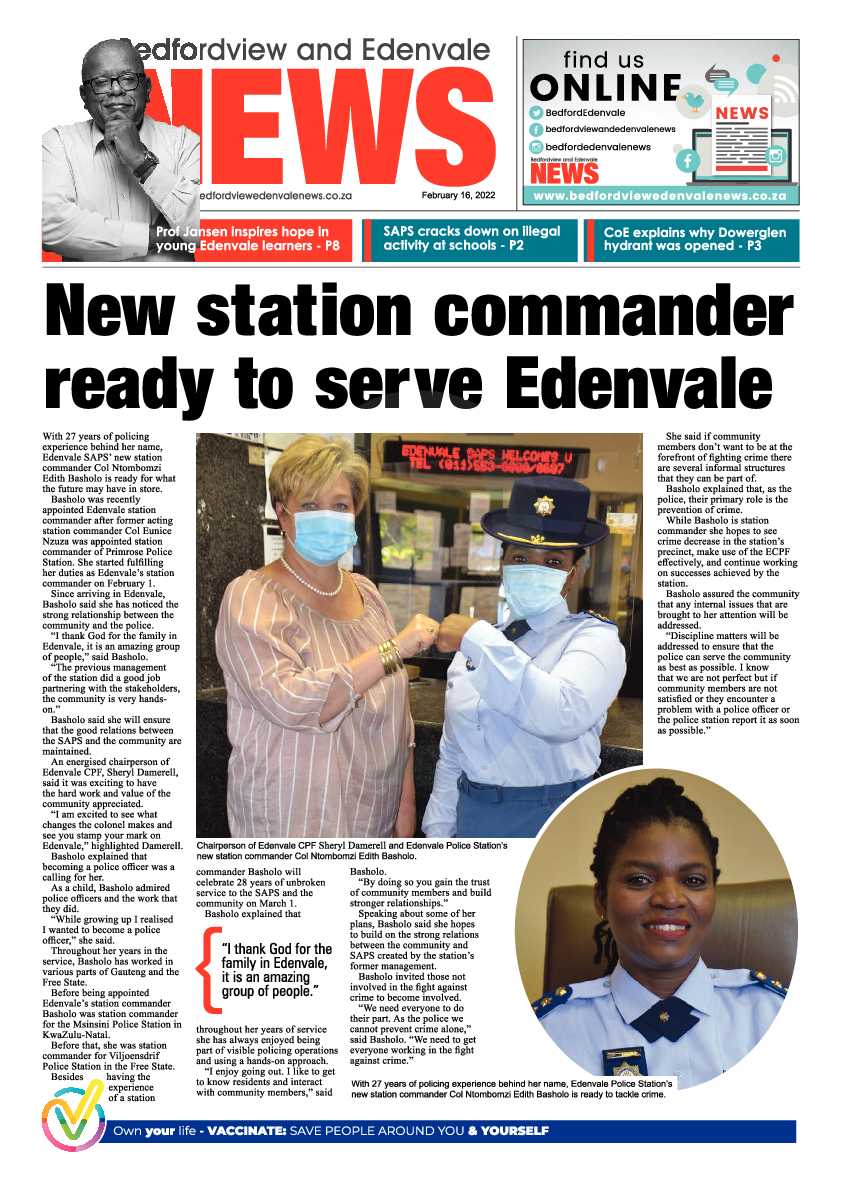 Bedfordview and Edenvale 16 February 2022 page 1
