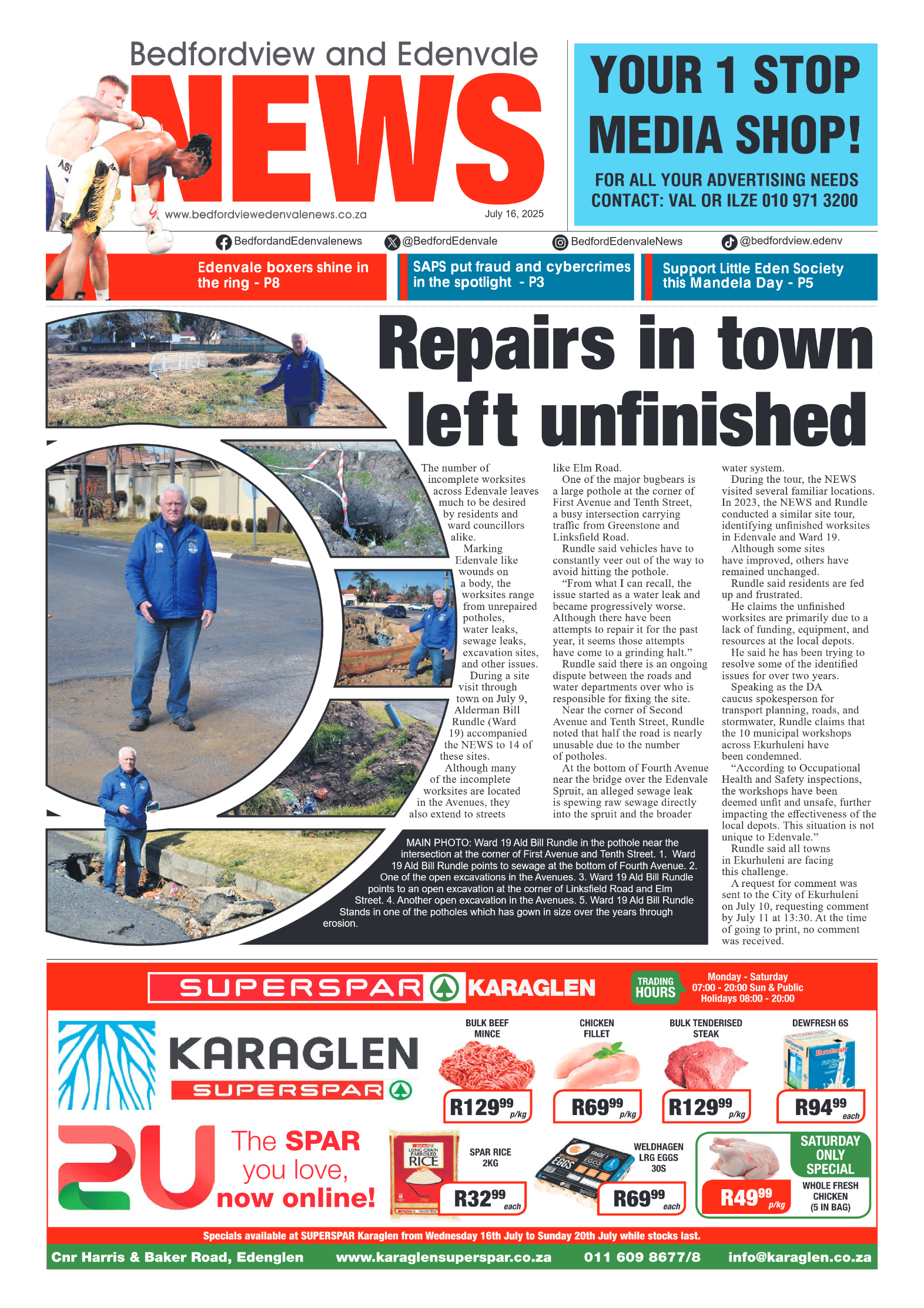 Bedfordview and Edenvale 16 July 2025 page 1