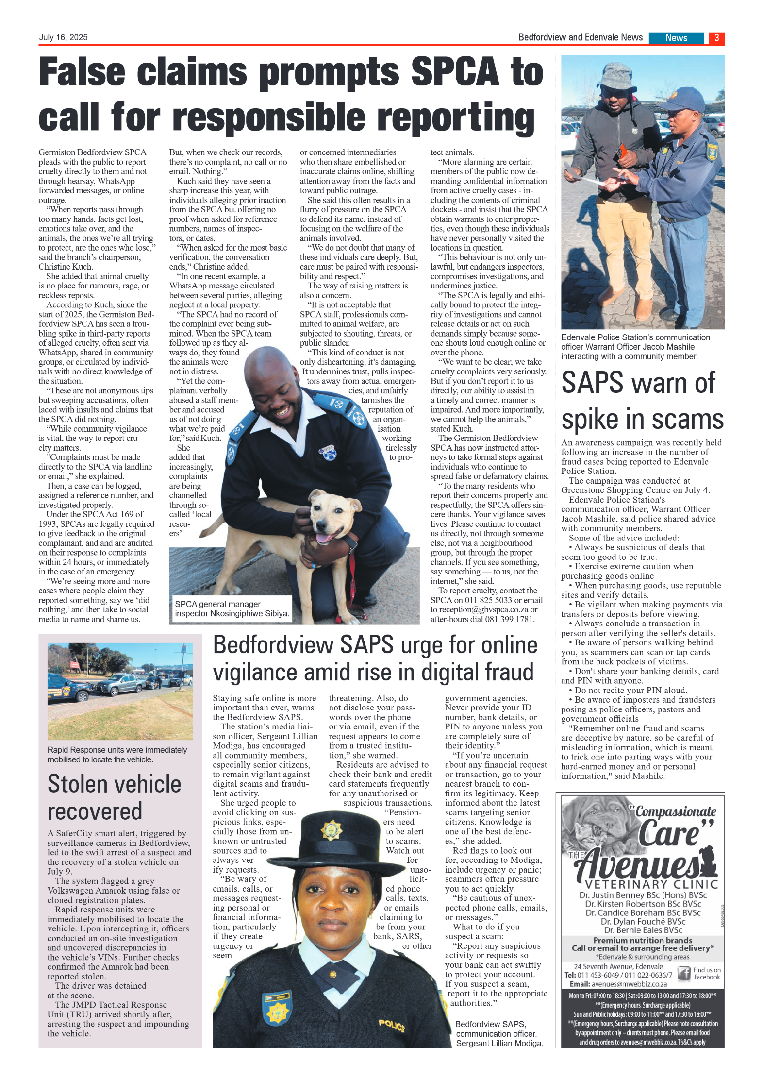 Bedfordview and Edenvale 16 July 2025 page 3
