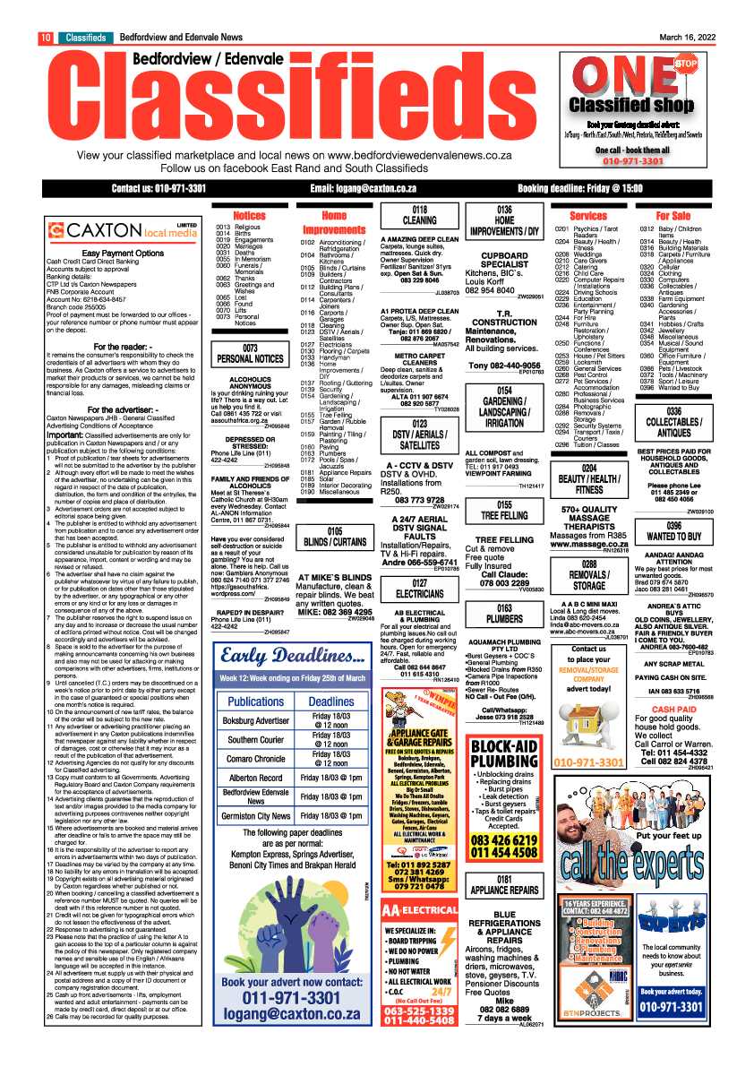 Bedfordview and Edenvale 16 March 2022 page 12