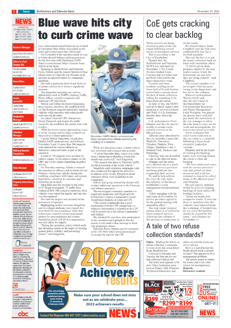 Bedfordview and Edenvale 16 Nov 2022 page 2