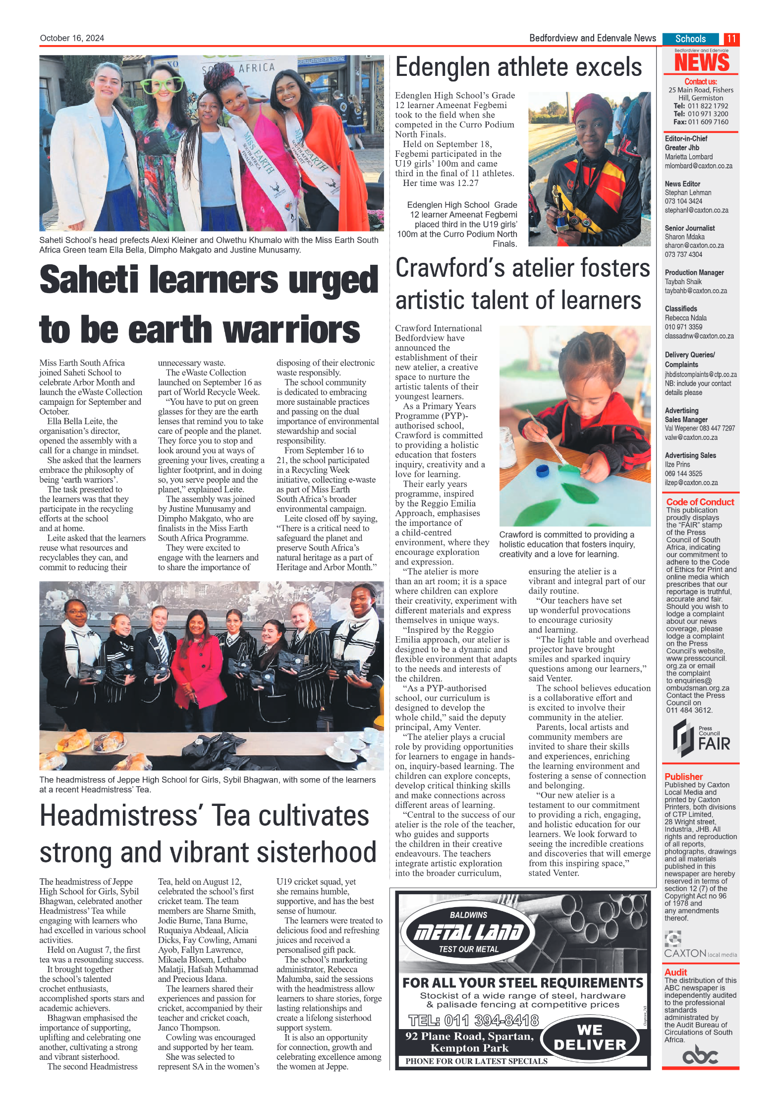 Bedfordview and Edenvale 16 October 2024 page 11