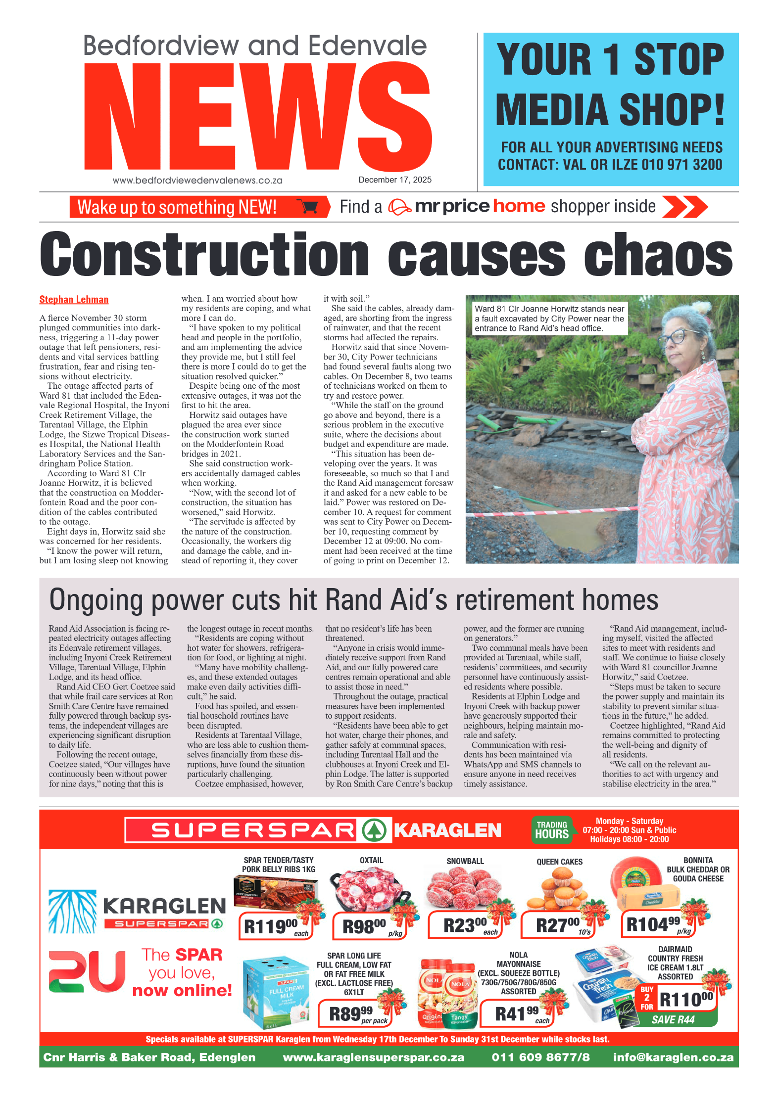 Bedfordview and Edenvale 17 December 2025 page 1