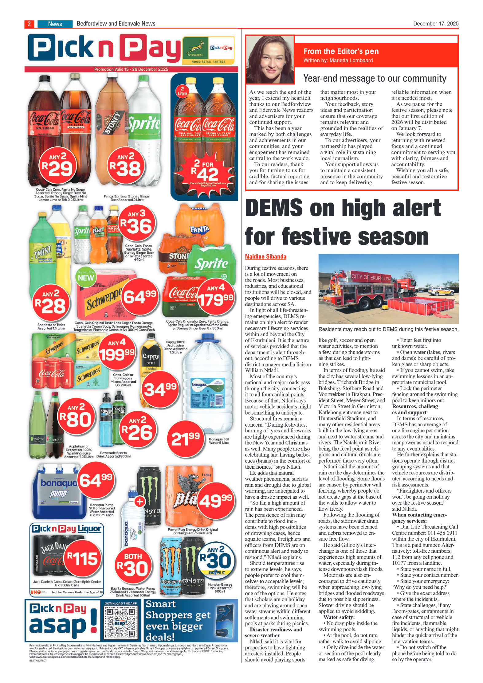 Bedfordview and Edenvale 17 December 2025 page 2