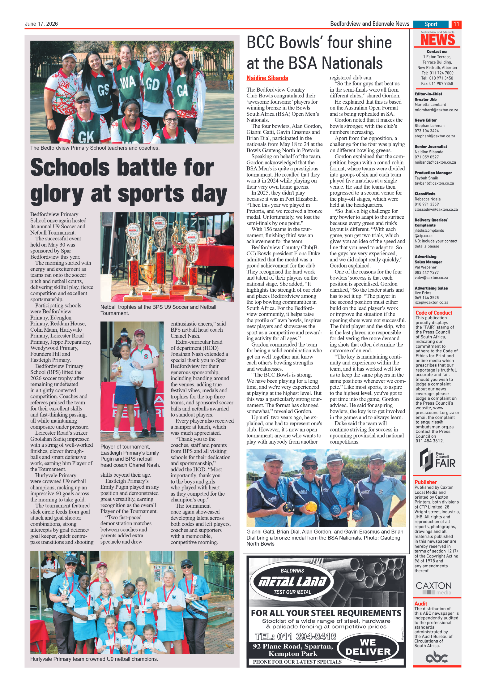 Bedfordview and Edenvale 17 June 2026 page 11