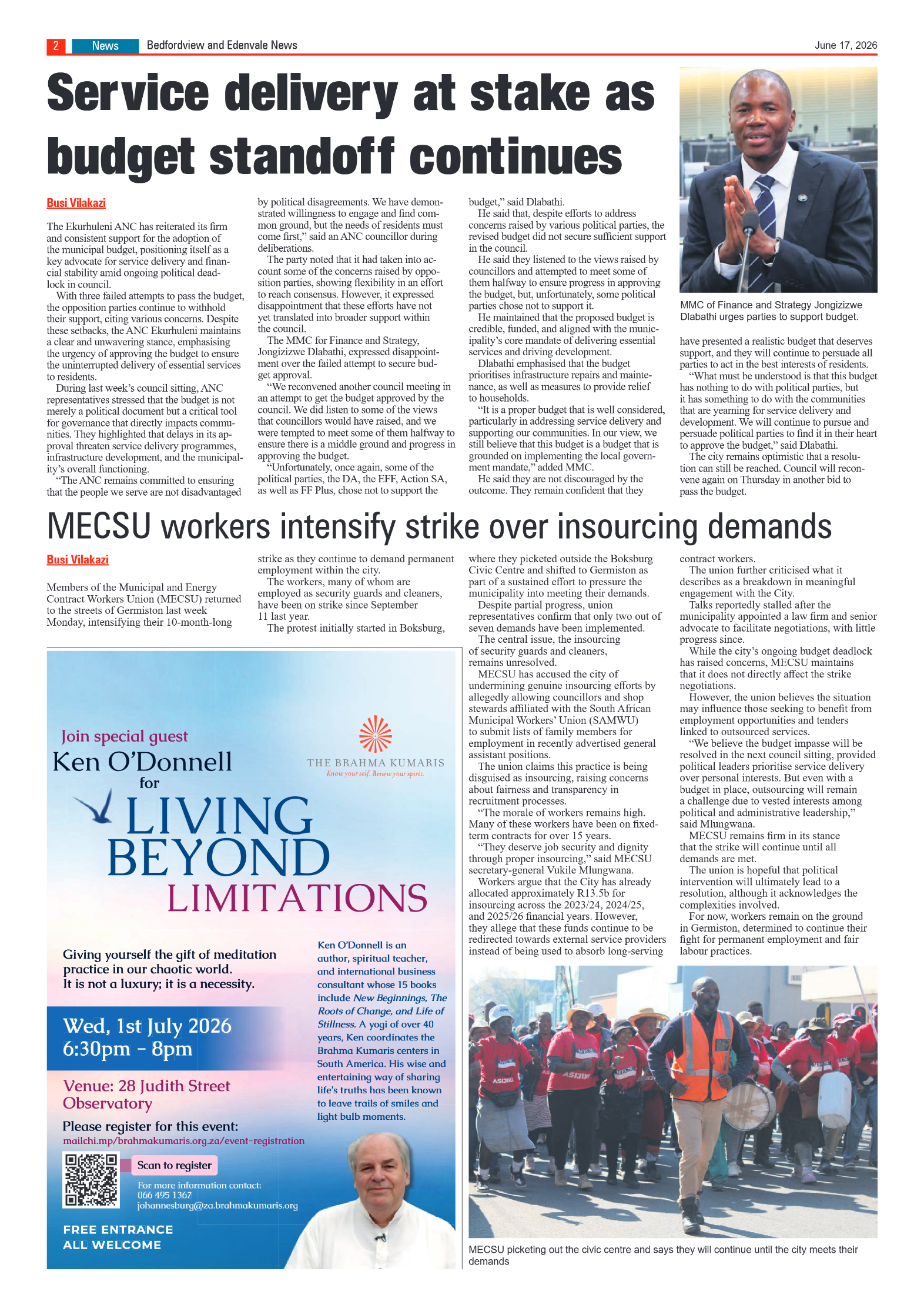 Bedfordview and Edenvale 17 June 2026 page 2
