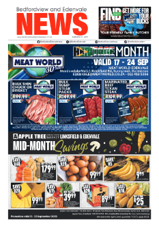 Bedfordview and Edenvale 17 September 2025