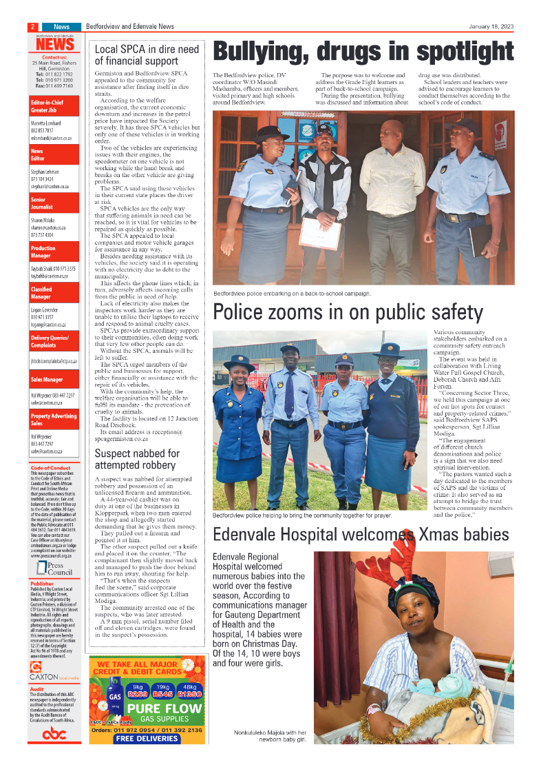 Bedfordview and Edenvale 18 Janaury 2023 page 2