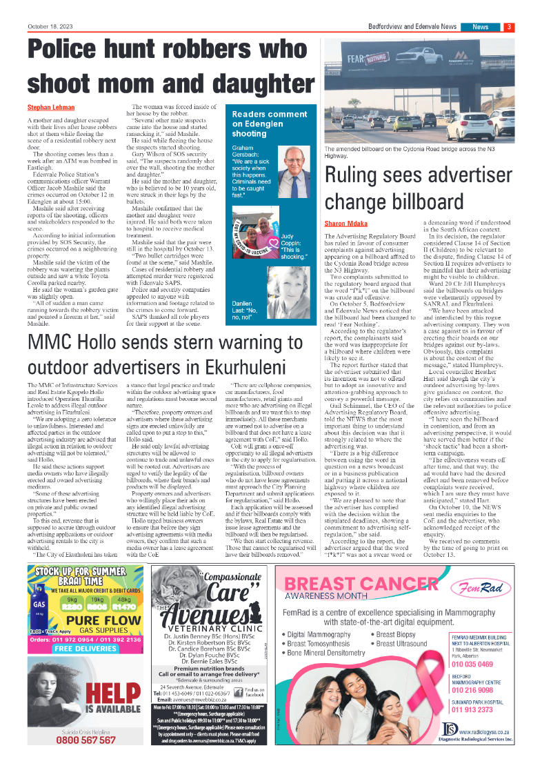 Bedfordview and Edenvale 18 October 2023 page 3