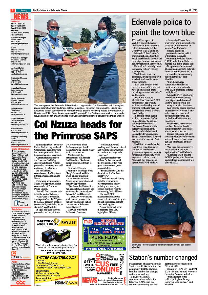 Bedfordview and Edenvale 19 Janaury 2022 page 2