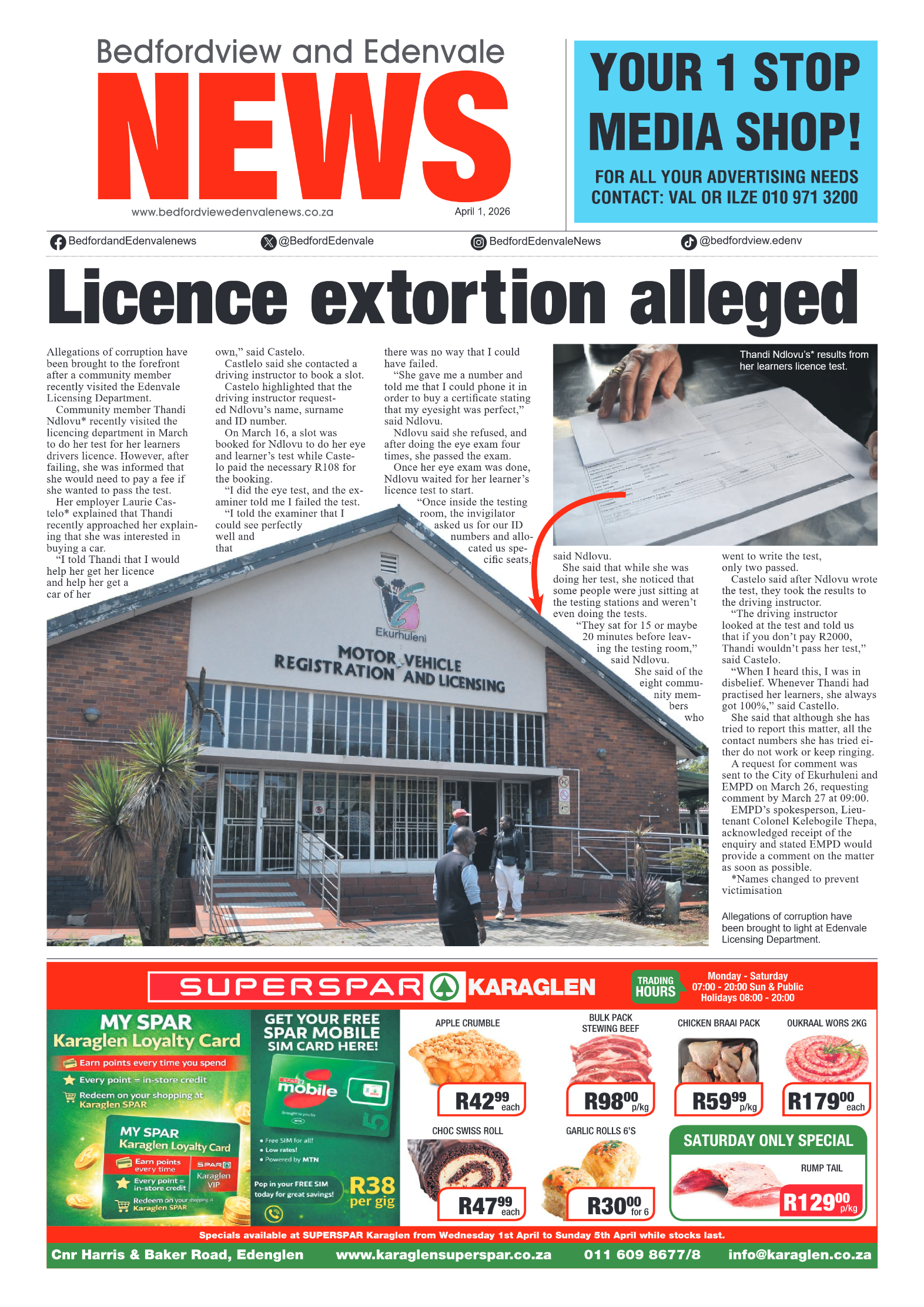 Bedfordview and Edenvale 1 April 2026 page 1