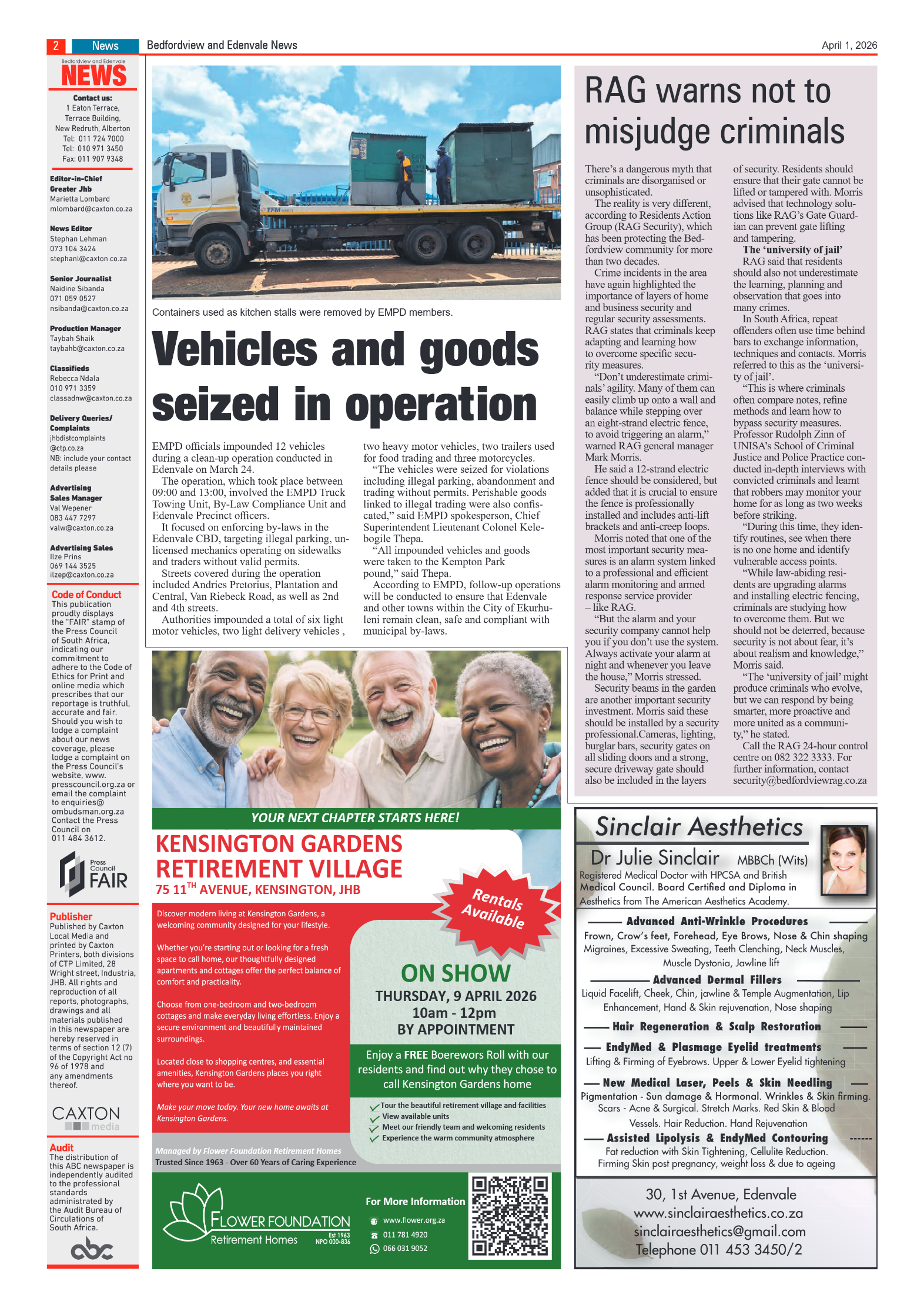 Bedfordview and Edenvale 1 April 2026 page 2