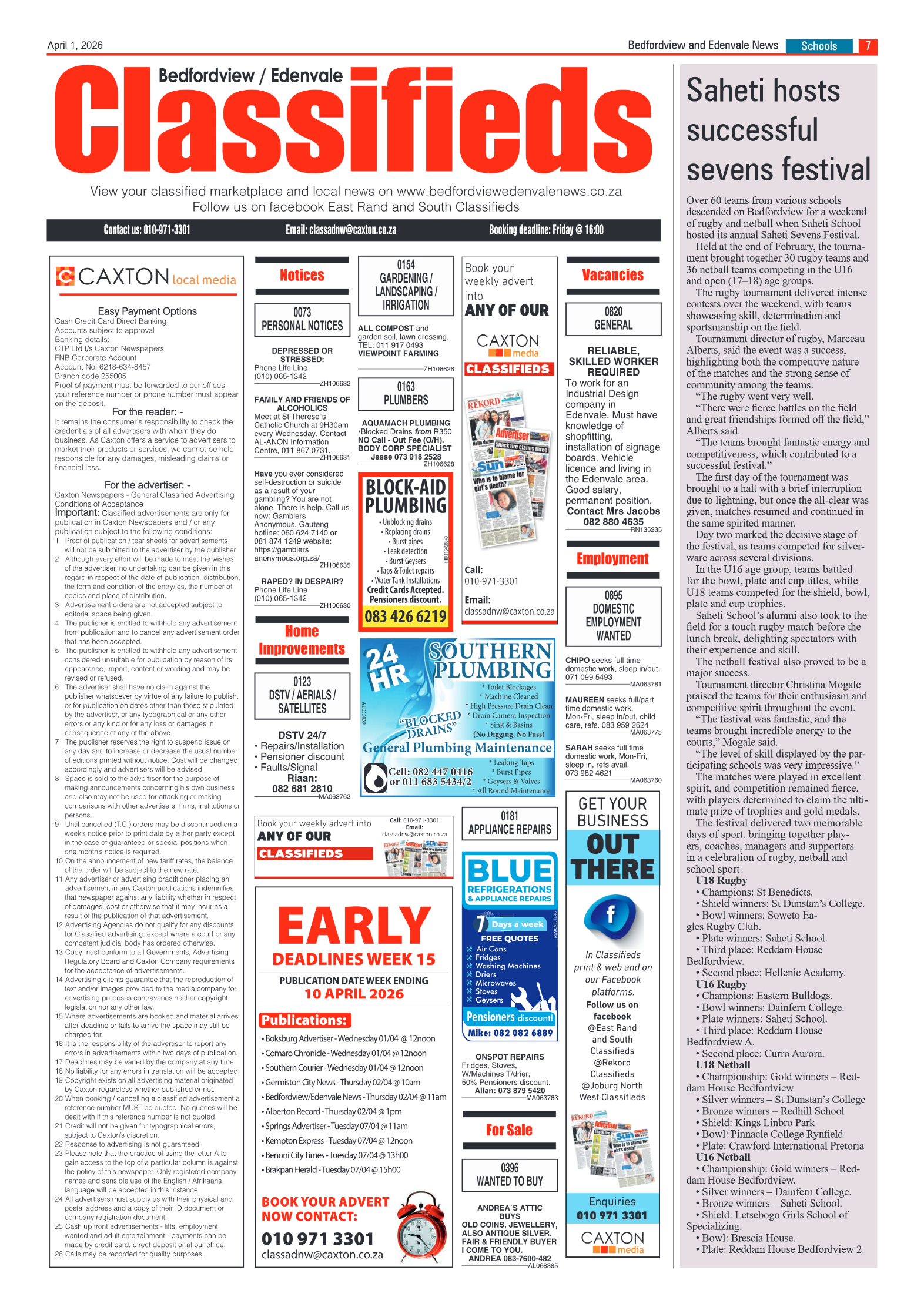 Bedfordview and Edenvale 1 April 2026 page 7