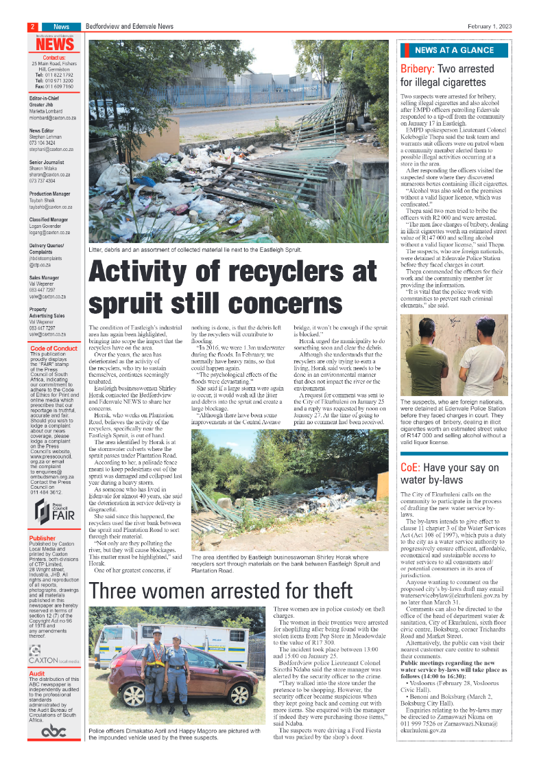 Bedfordview and Edenvale 1 February 2023 page 2