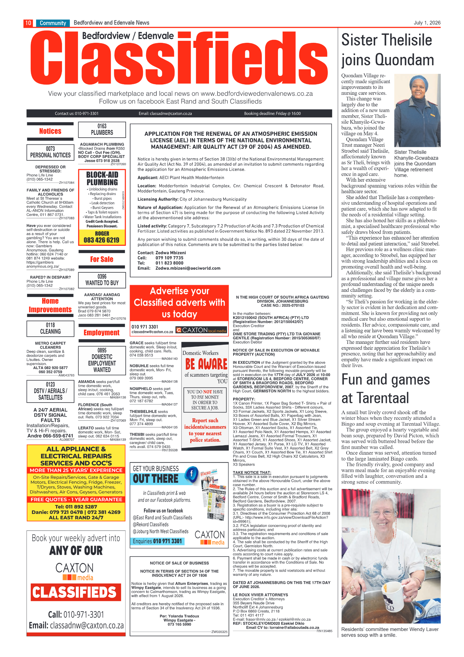 Bedfordview and Edenvale 1 July 2026 page 10