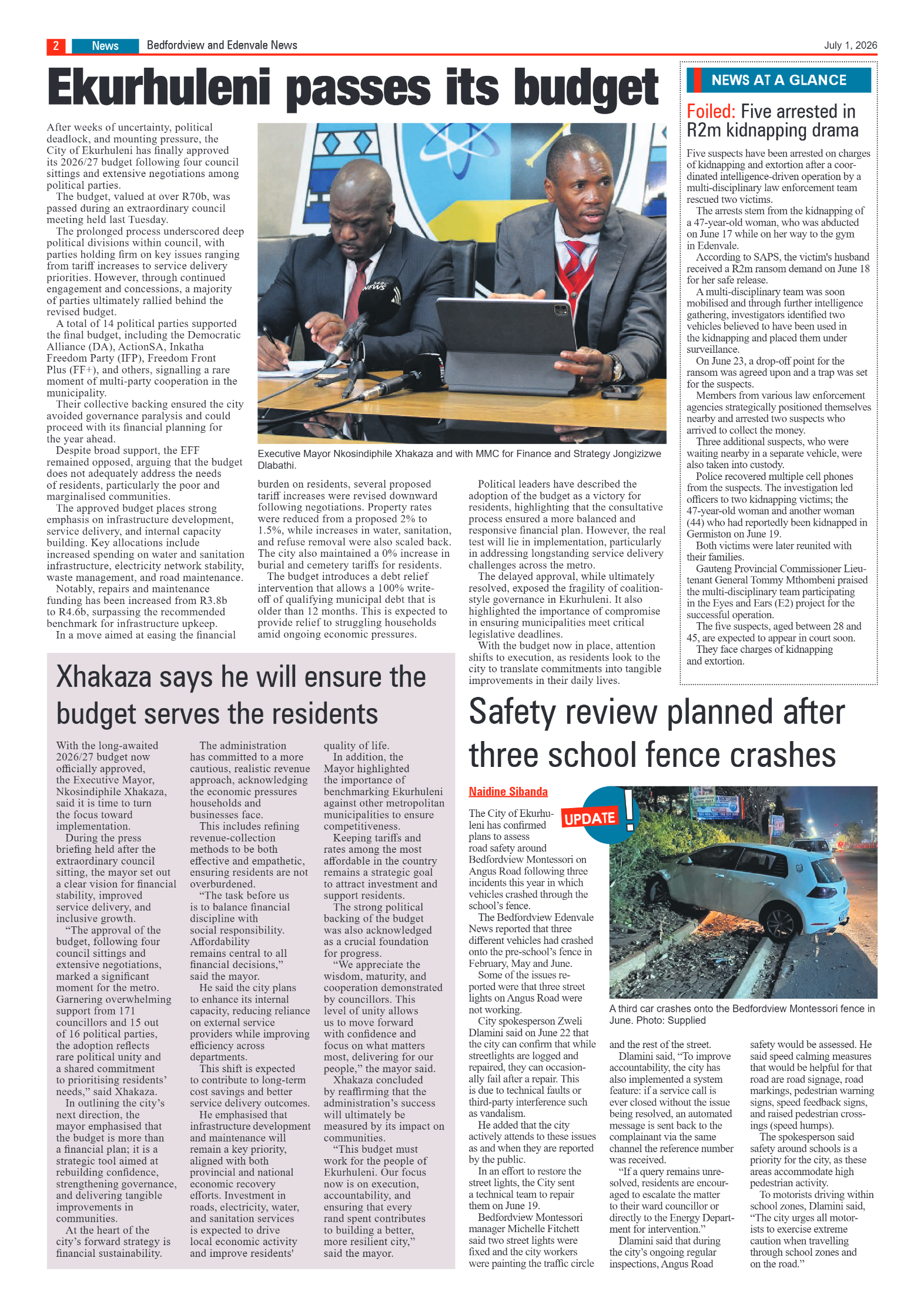 Bedfordview and Edenvale 1 July 2026 page 2