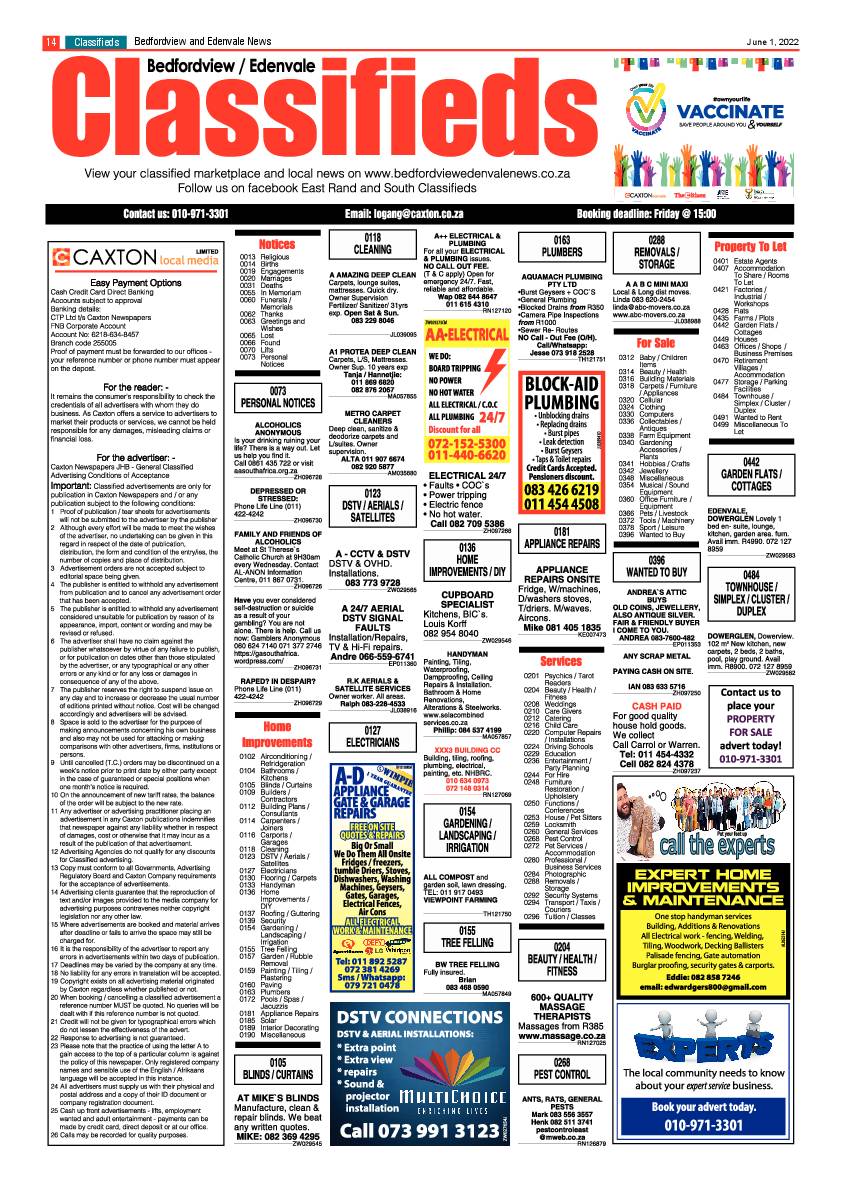 Bedfordview and Edenvale 1 June  2022 page 14
