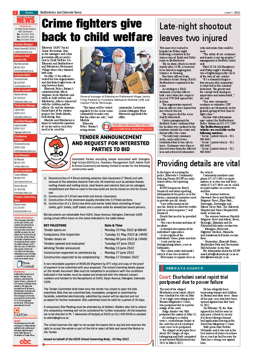 Bedfordview and Edenvale 1 June  2022 page 2