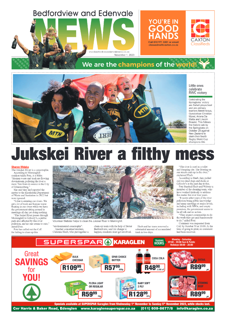 Bedfordview and Edenvale 1 November 2023 page 1