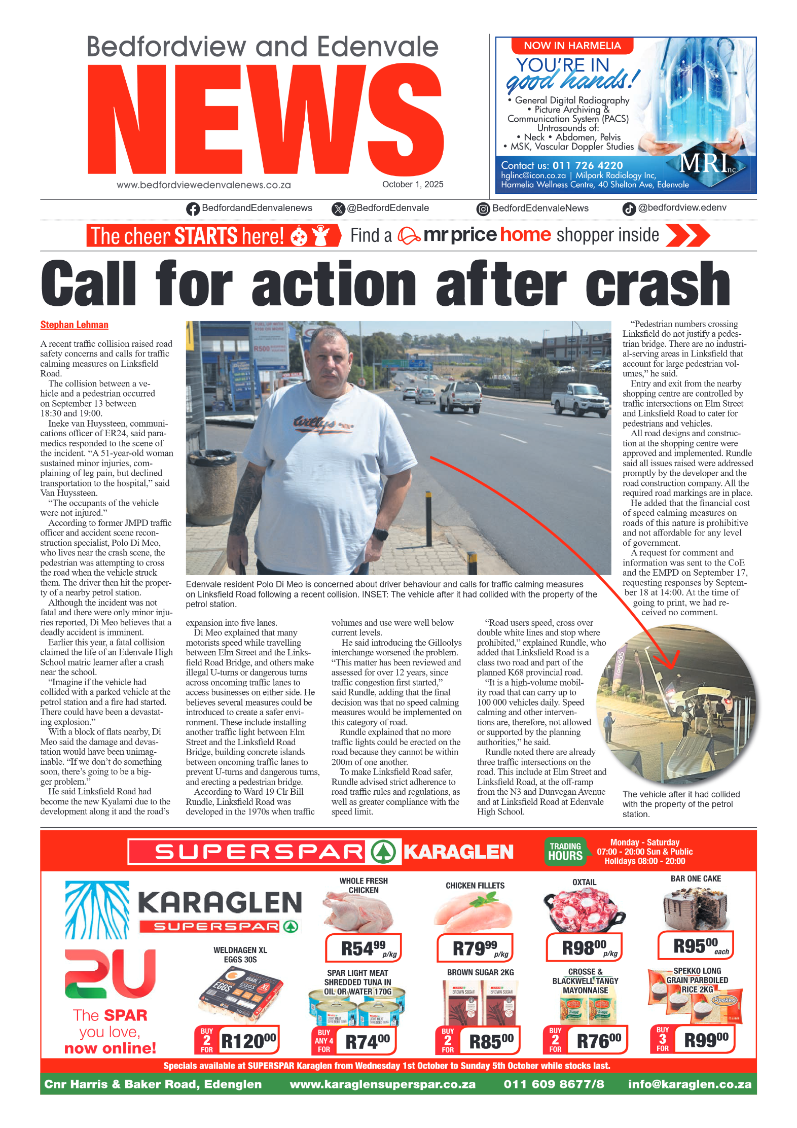 Bedfordview and Edenvale 1 October 2025 page 1