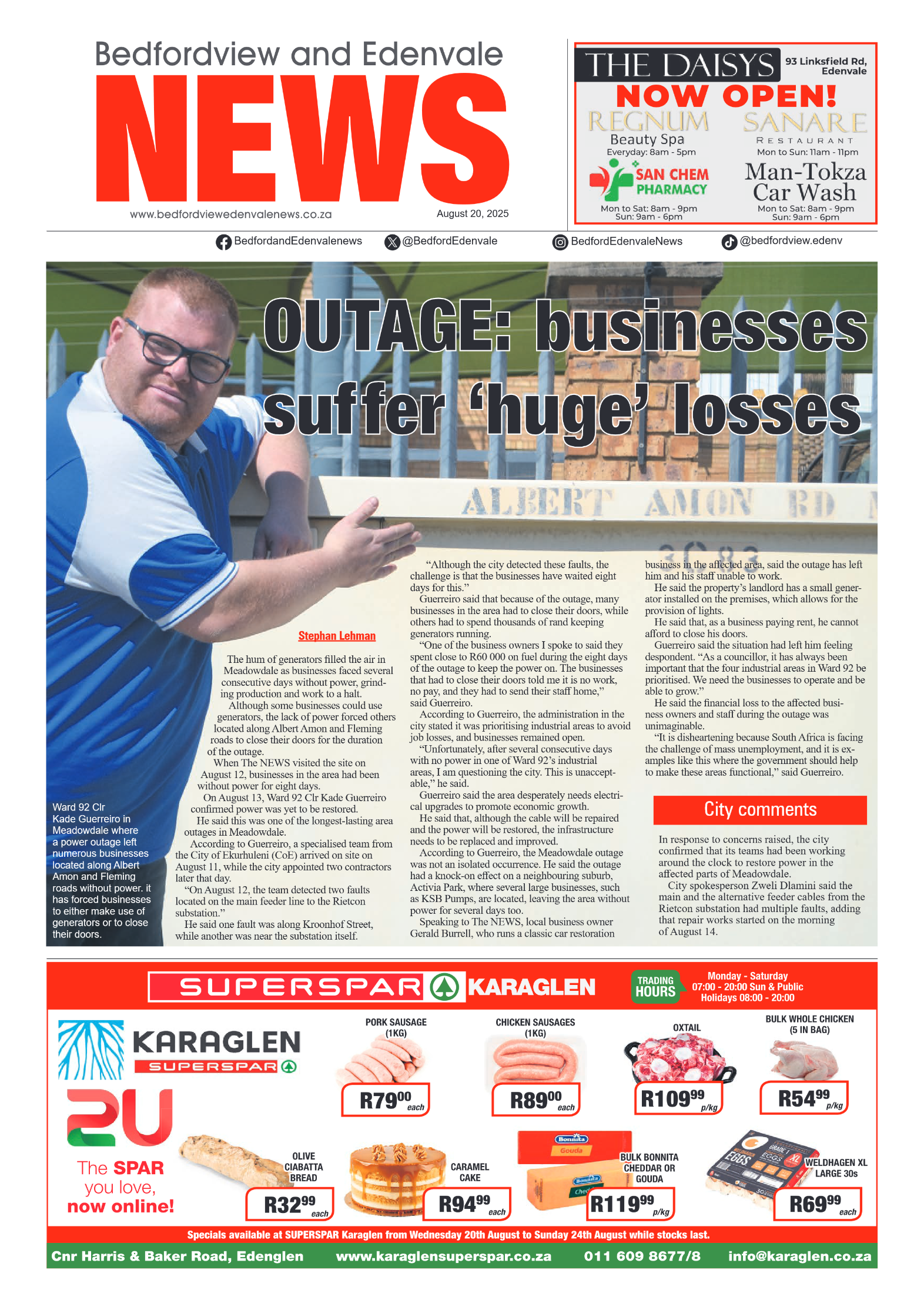 Bedfordview and Edenvale 20 August 2025 page 1