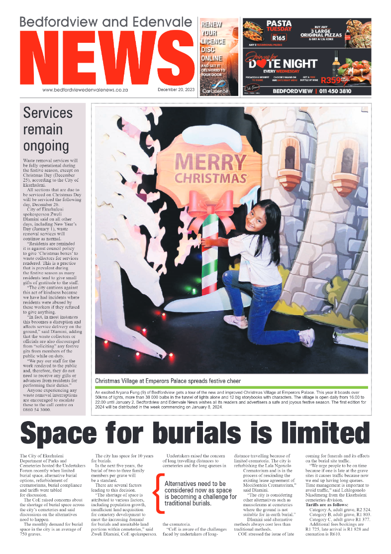 Bedfordview and Edenvale 20 December 2023 page 1