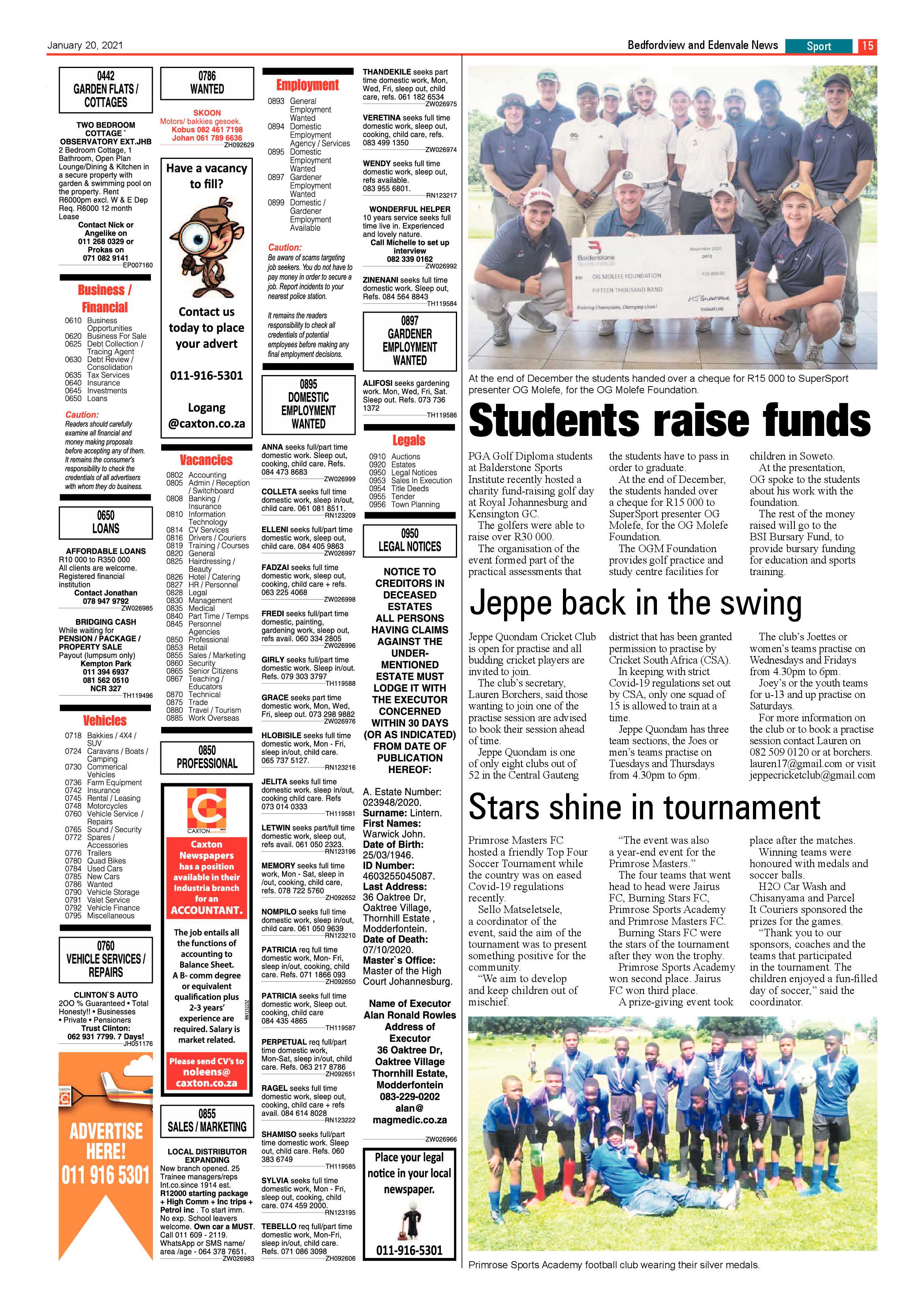 Bedfordview and Edenvale 20 Janaury 2021 page 15