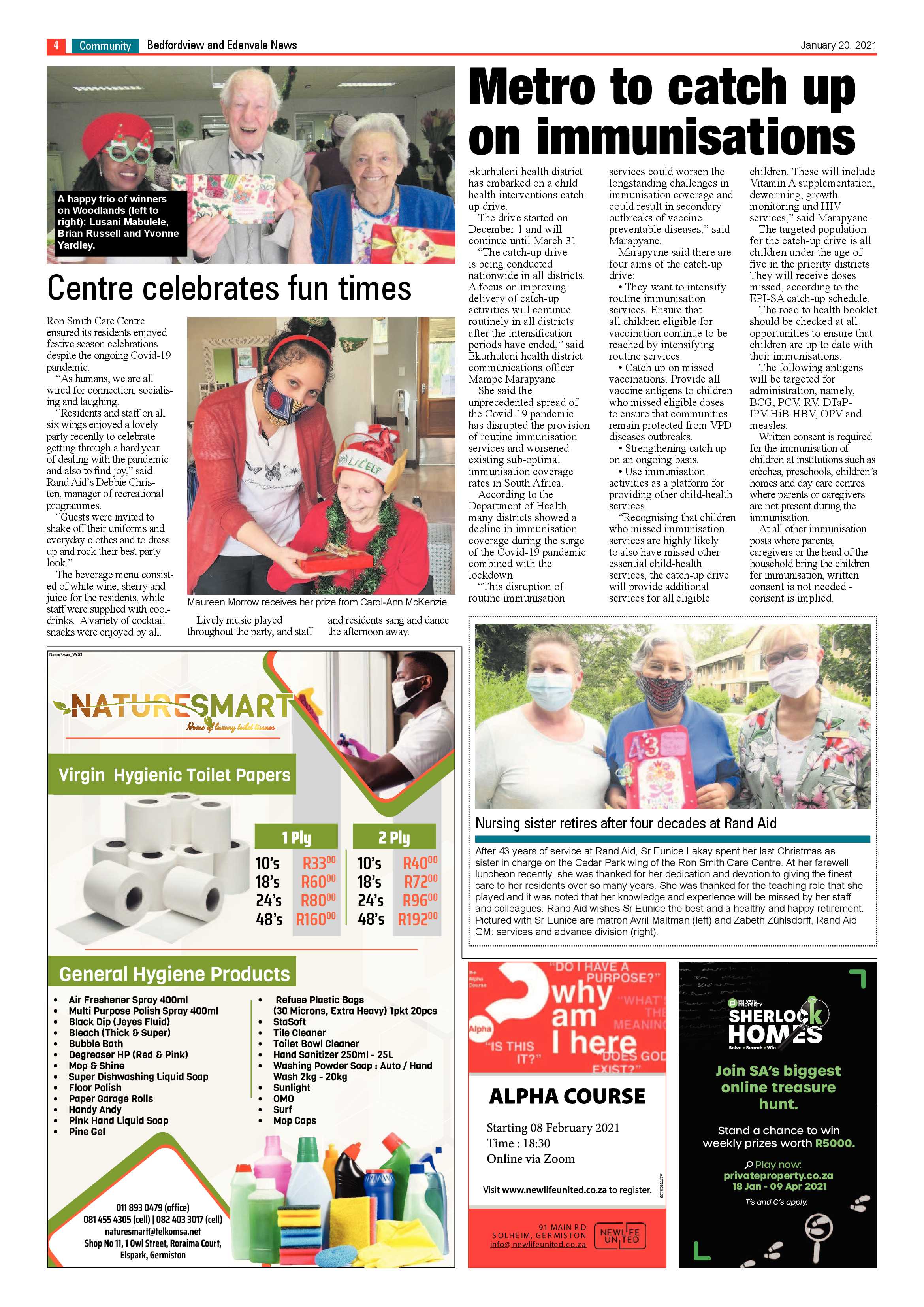 Bedfordview and Edenvale 20 Janaury 2021 page 4