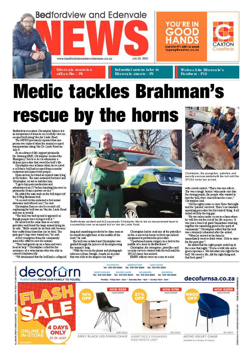 Bedfordview and Edenvale 20 July 2022 page 1