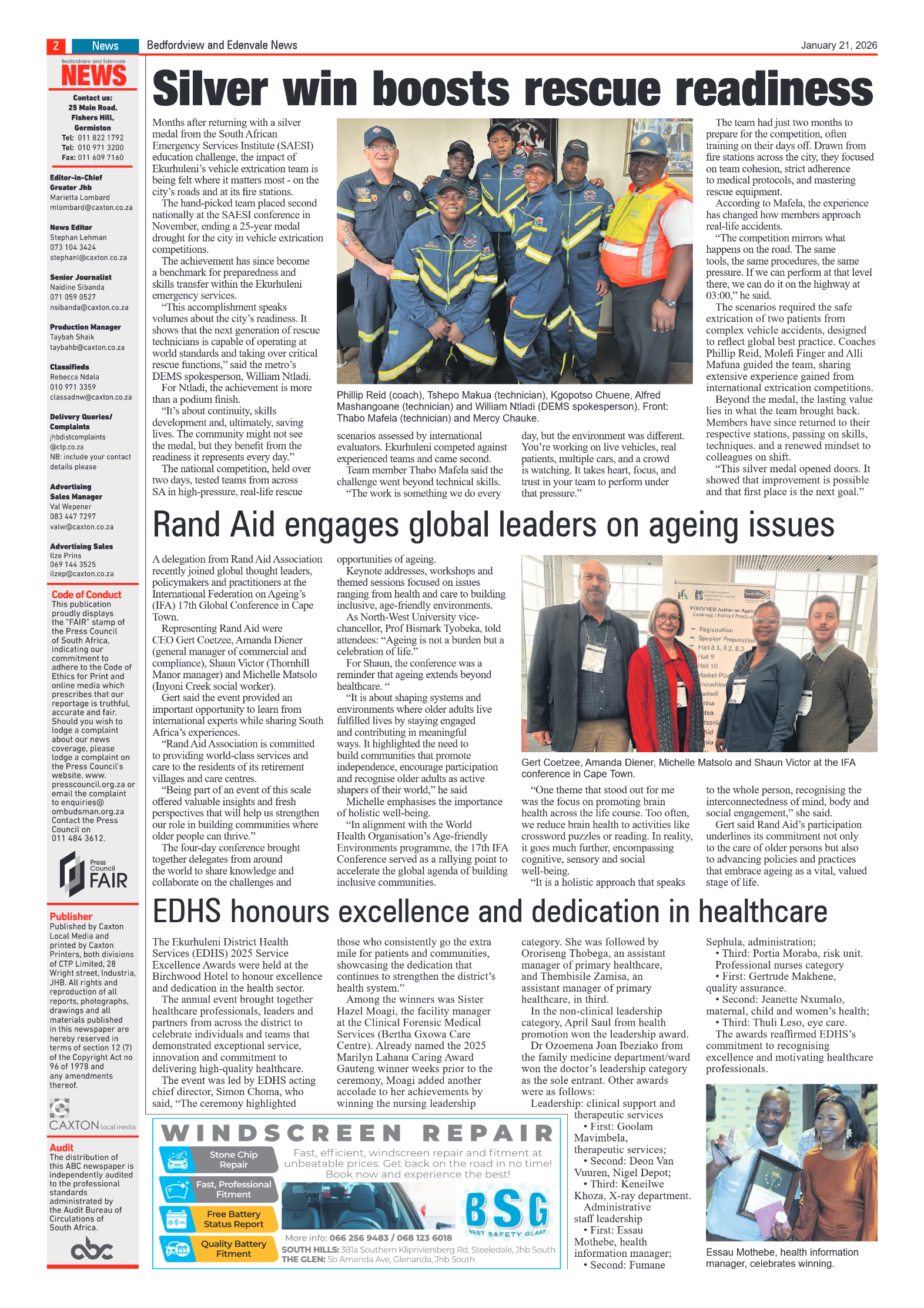 Bedfordview and Edenvale 21 January 2026 page 2