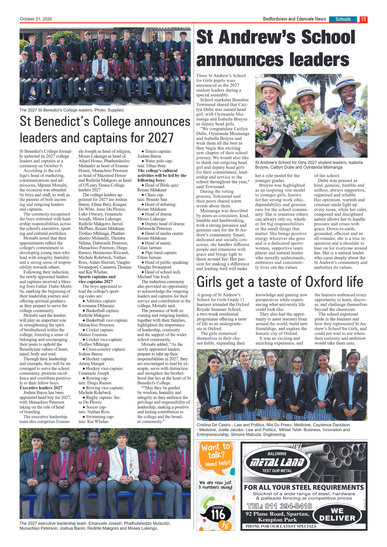 Bedfordview and Edenvale 21 October 2026 page 11