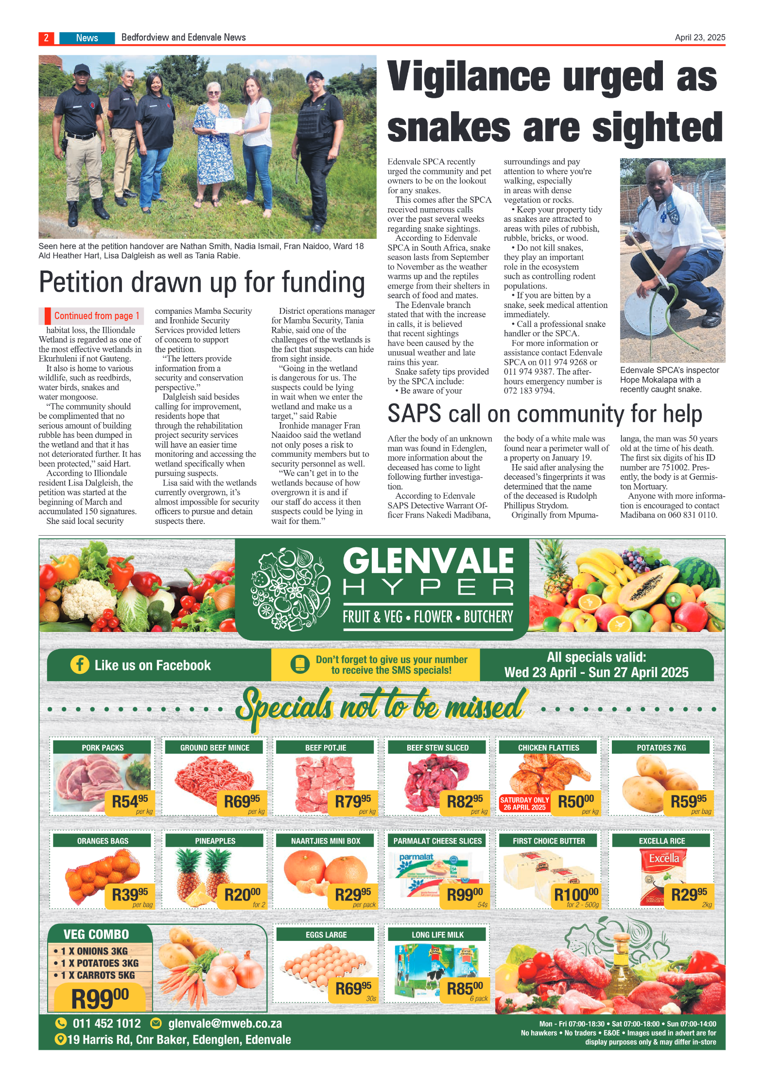 Bedfordview and Edenvale 22 April 2025 page 2