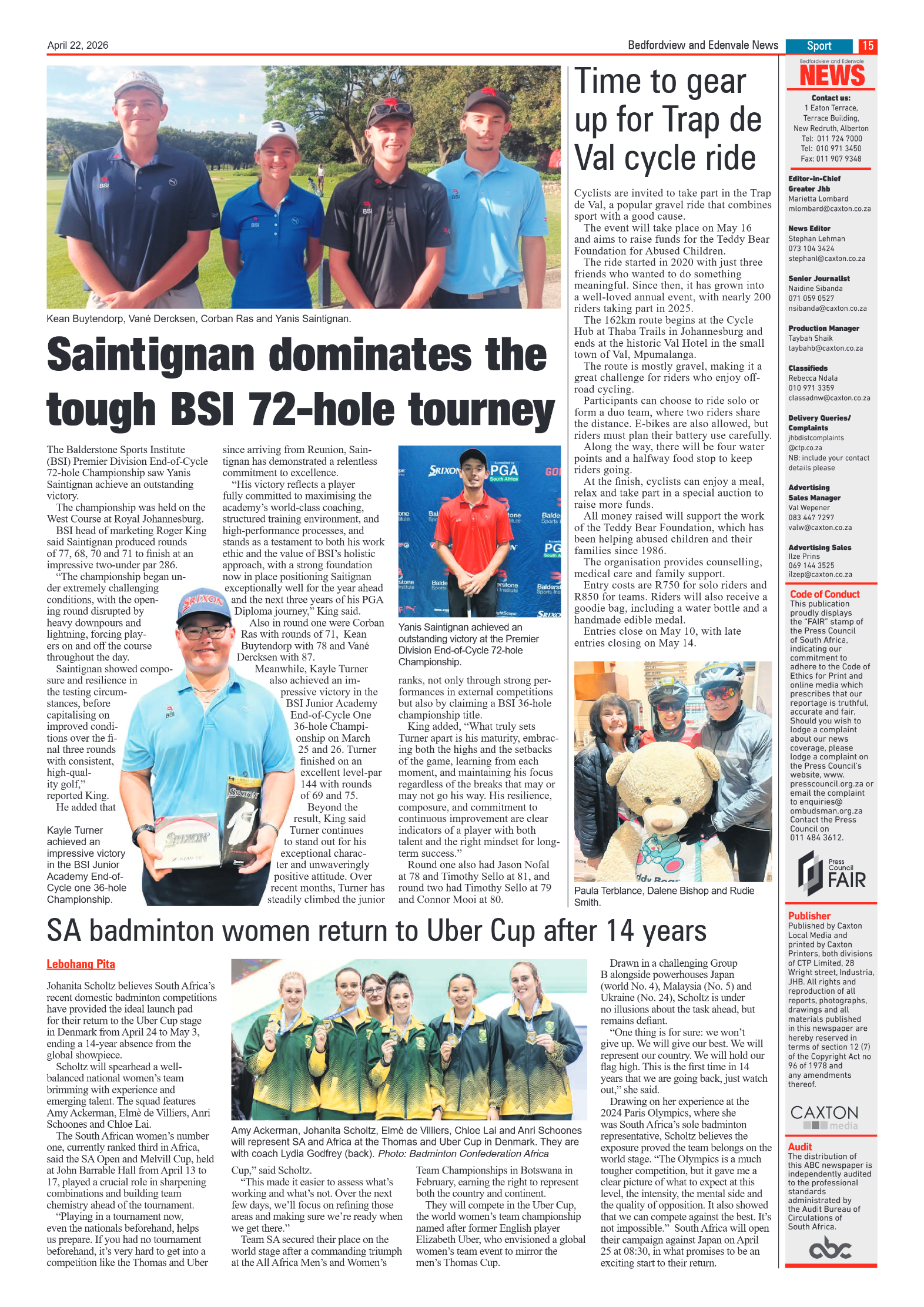 Bedfordview and Edenvale 22 April 2026 page 11