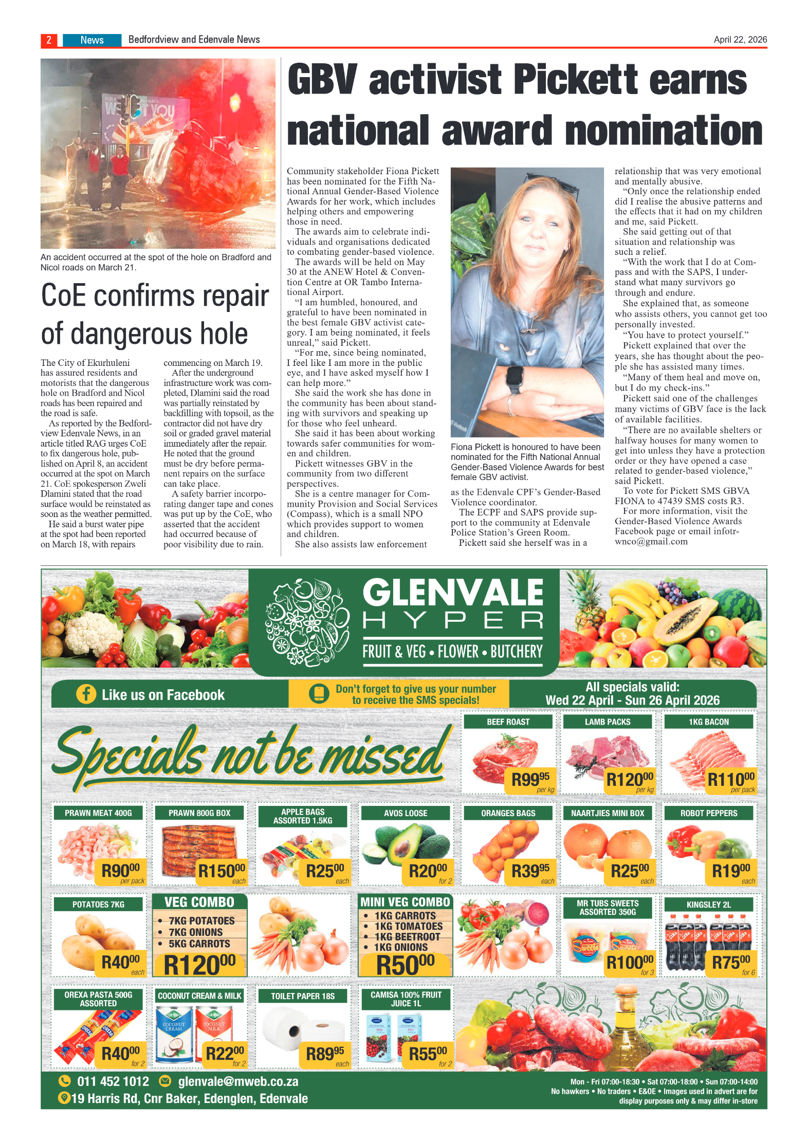 Bedfordview and Edenvale 22 April 2026 page 2