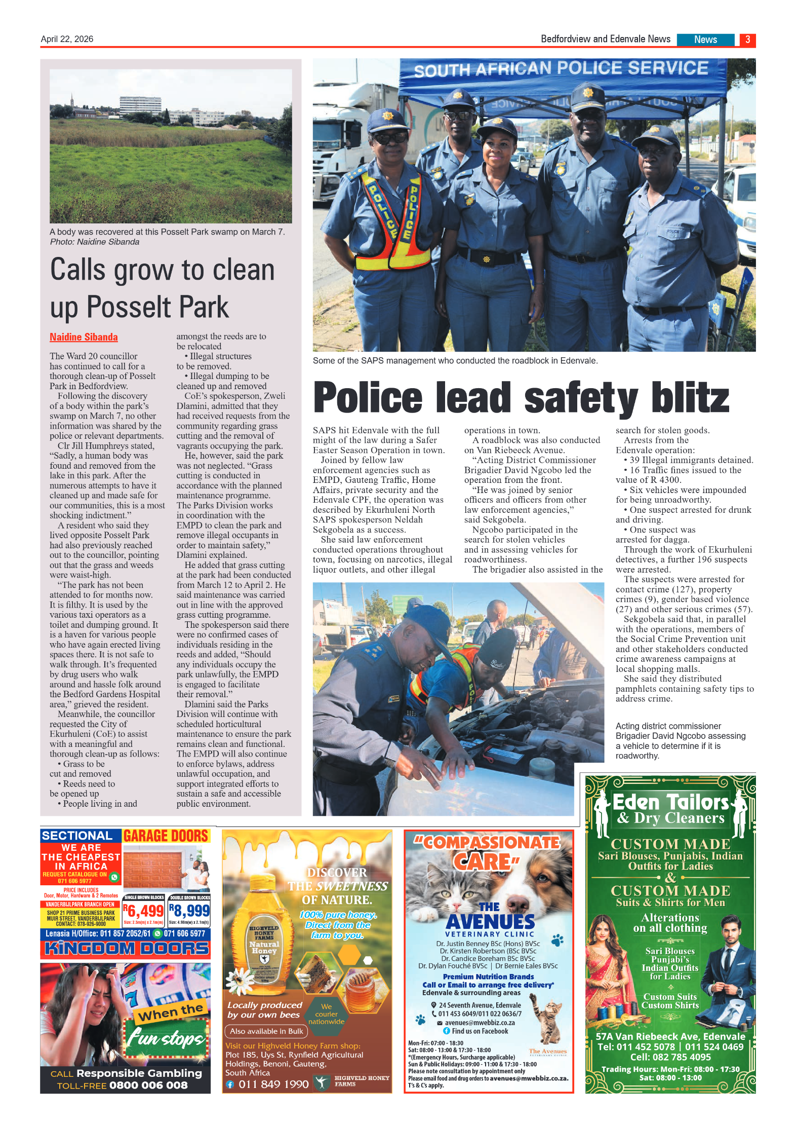 Bedfordview and Edenvale 22 April 2026 page 3