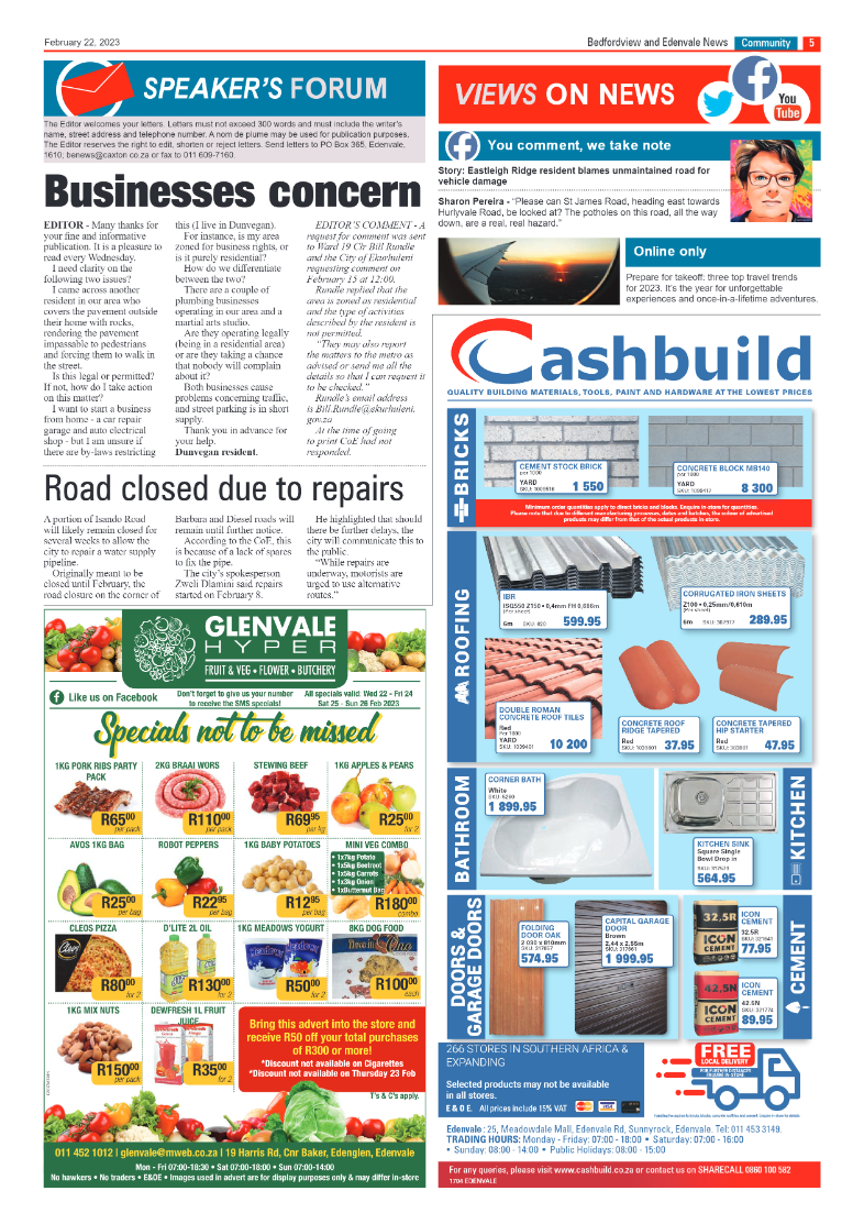 Bedfordview and Edenvale 22 February 2023 page 5