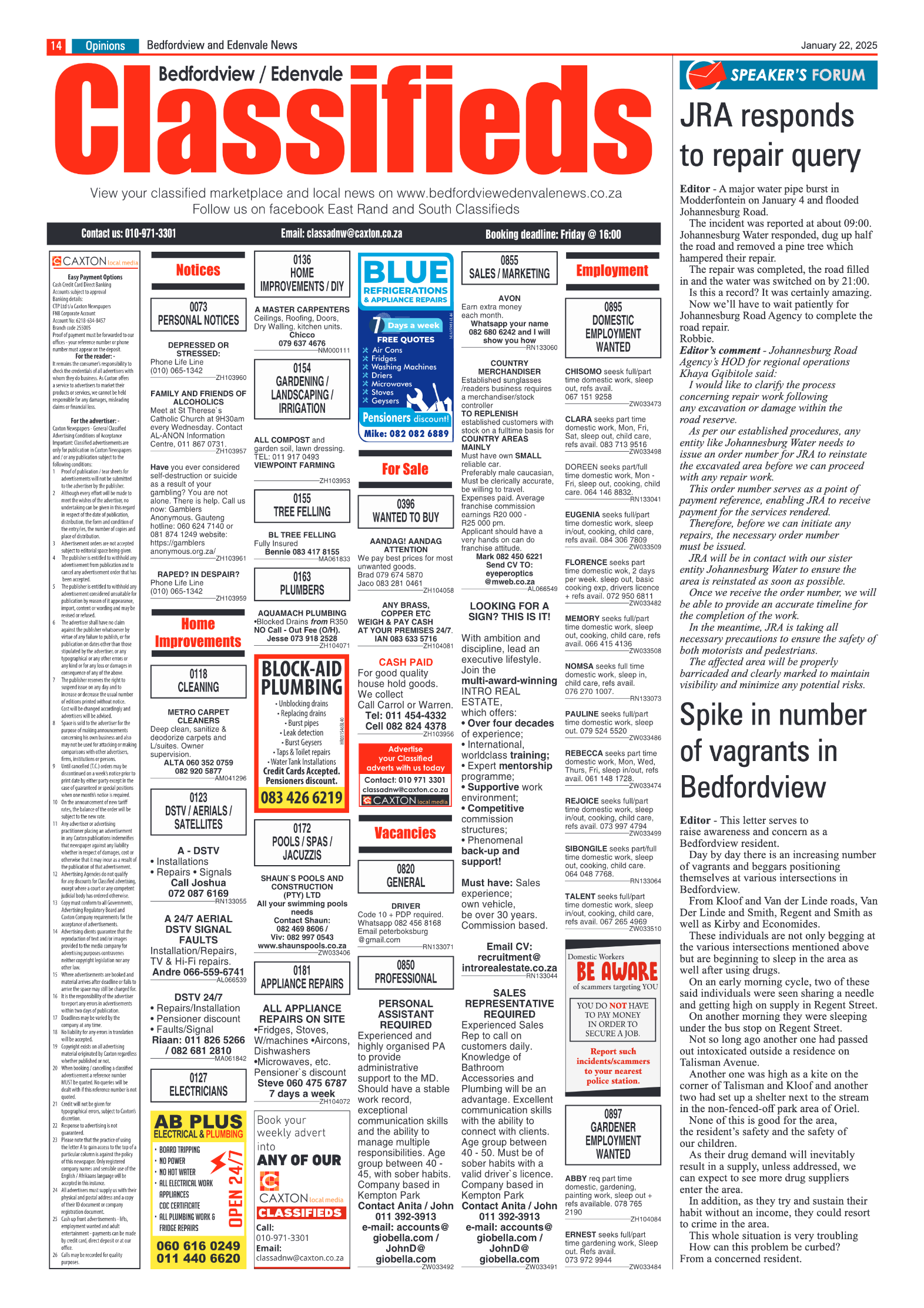 Bedfordview and Edenvale 22 January 2025 page 14