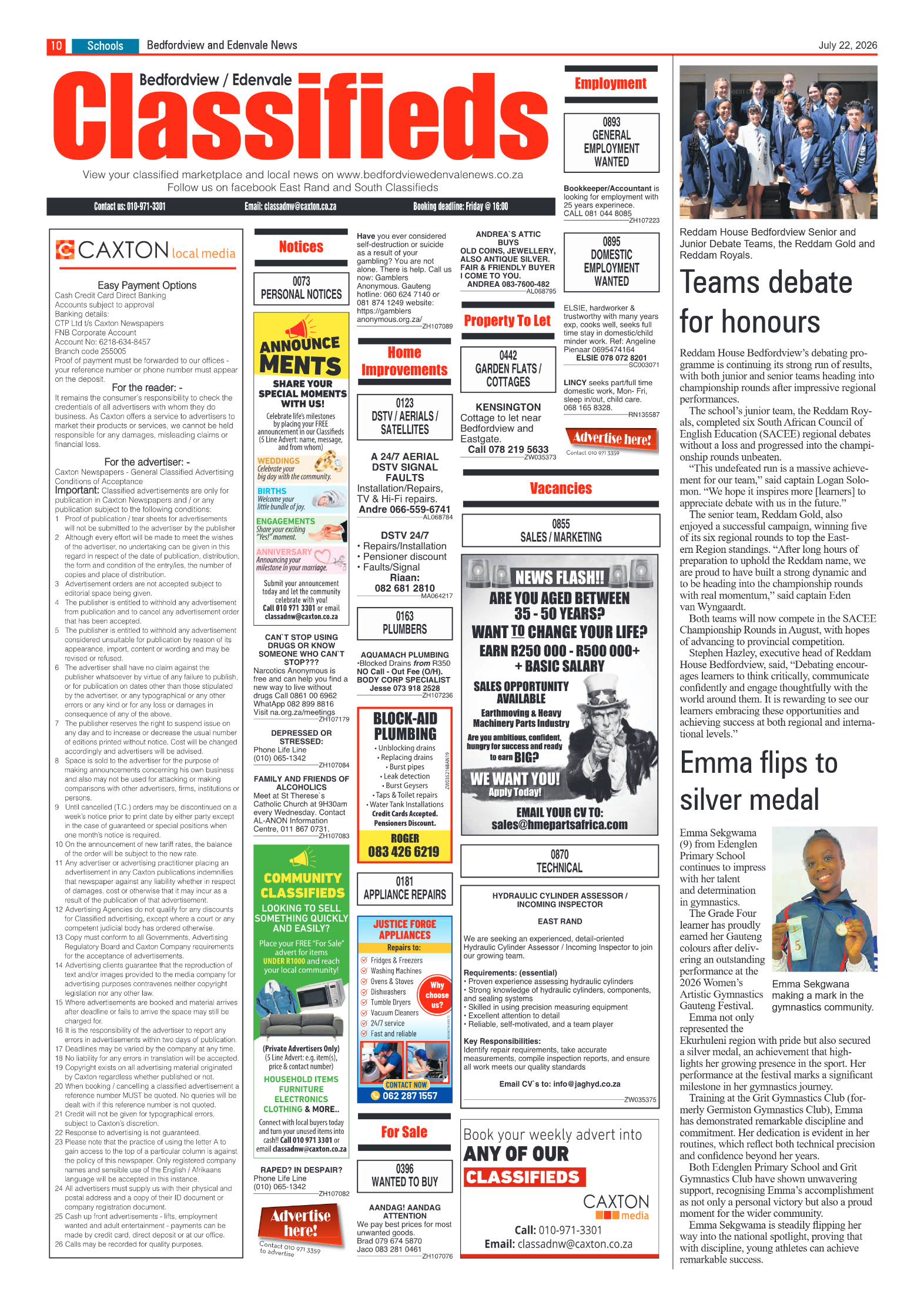 Bedfordview and Edenvale 22 July 2026 page 12