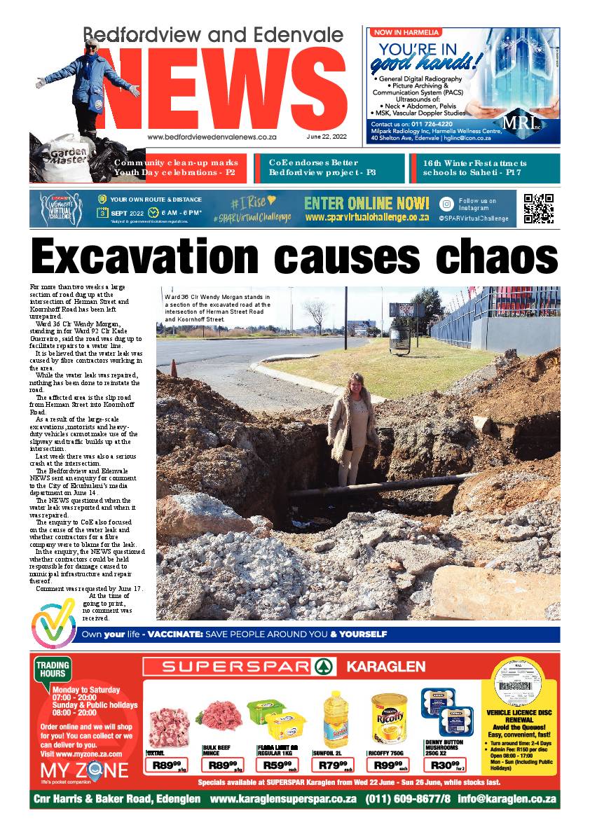 Bedfordview and Edenvale 22 June  2022 page 1