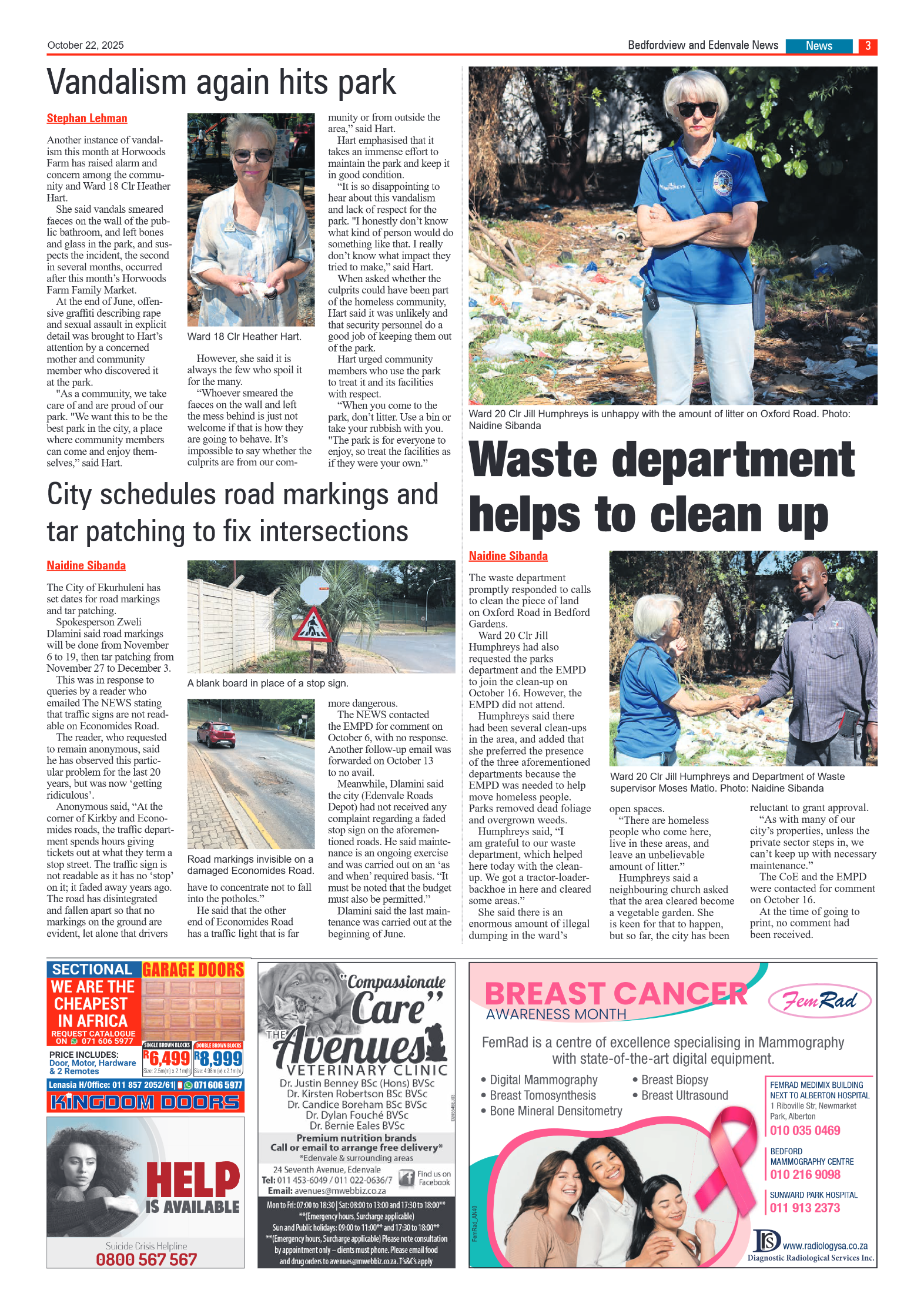 Bedfordview and Edenvale 22 October 2025 page 3