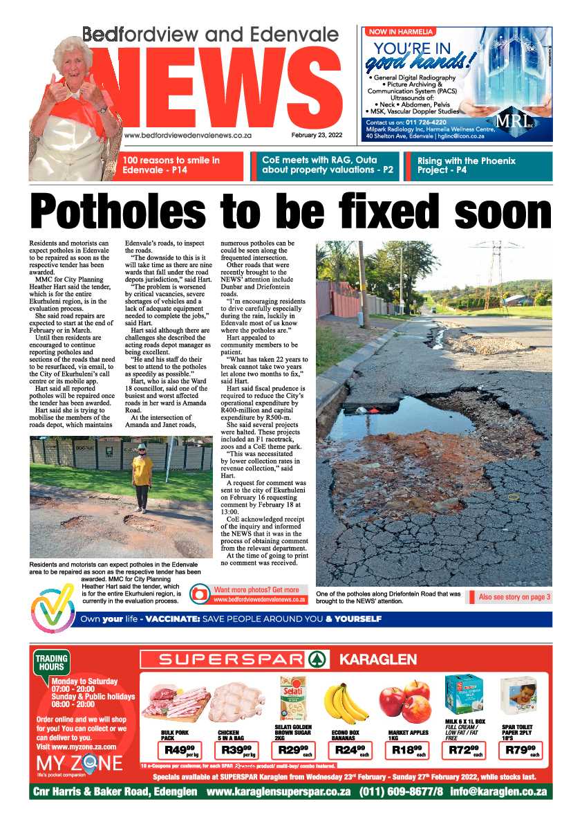 Bedfordview and Edenvale 23 February 2022 page 1