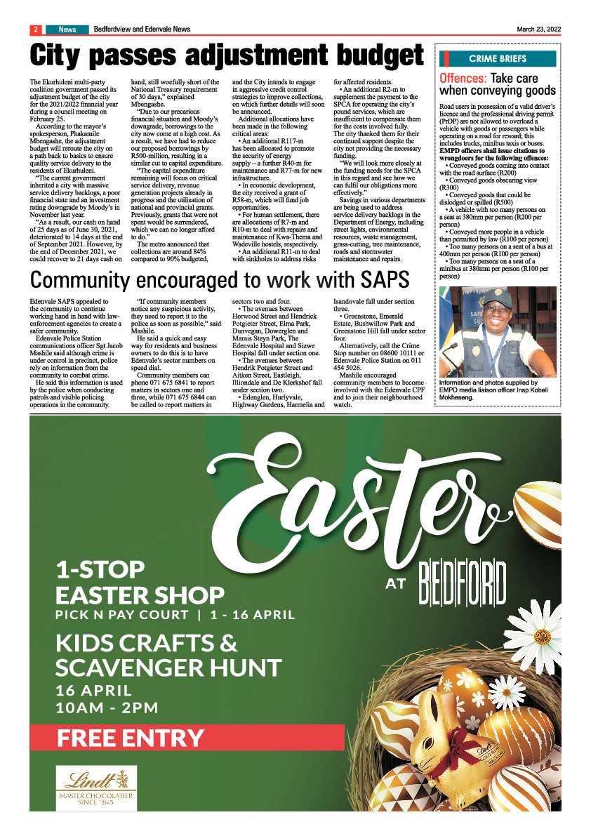 Bedfordview and Edenvale 23 March 2022 page 2