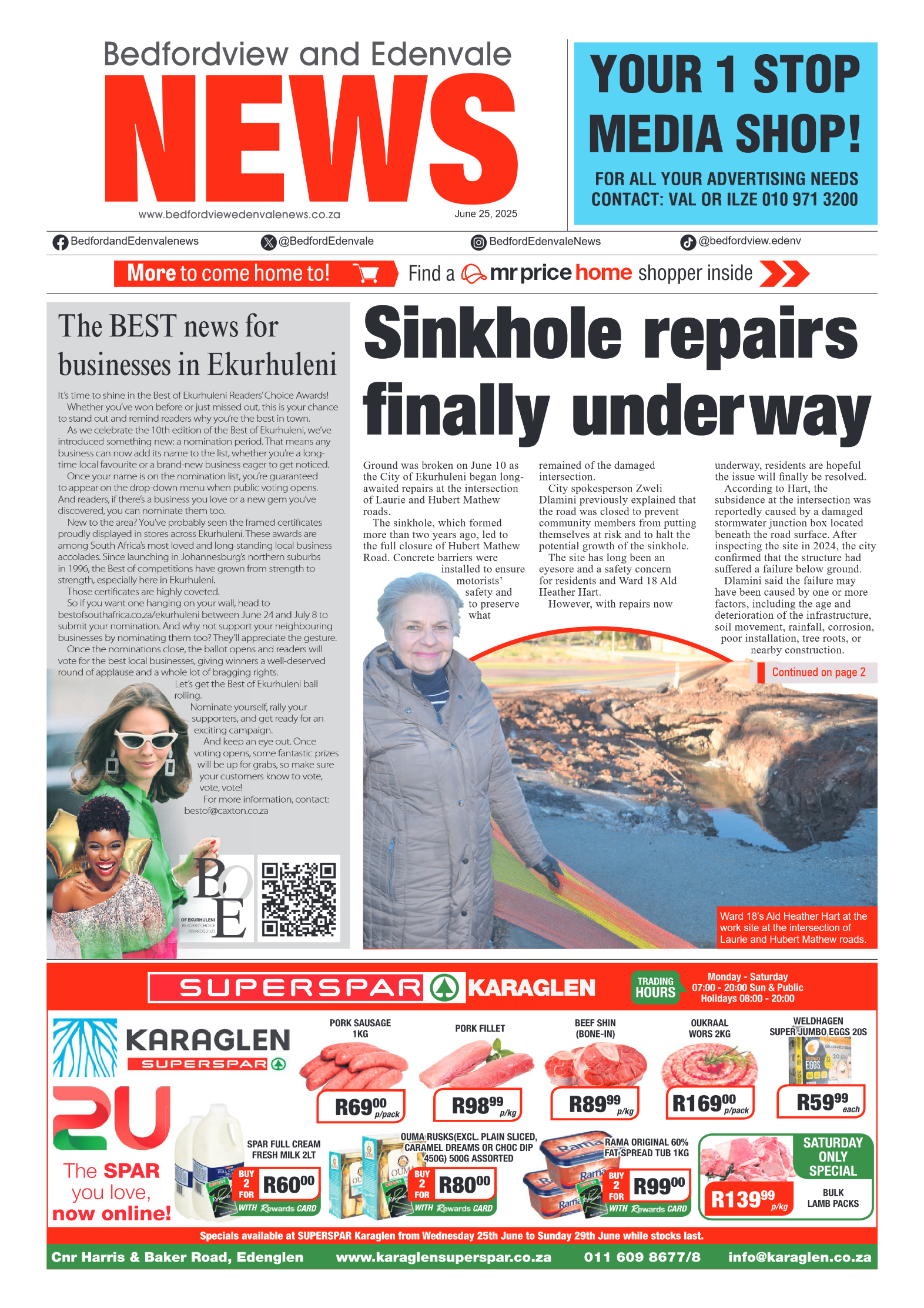 Bedfordview and Edenvale 25 June 2025 page 1