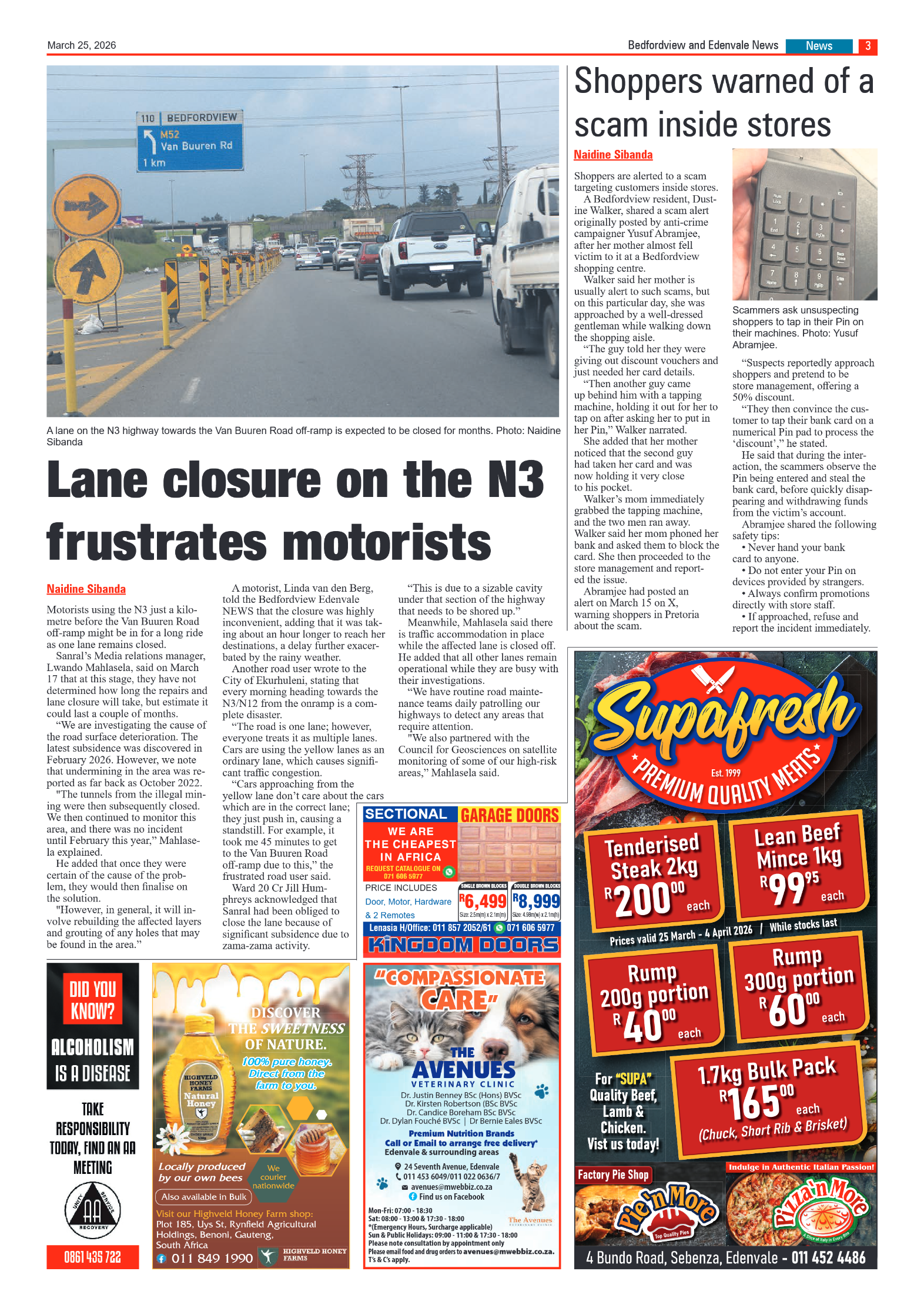 Bedfordview and Edenvale 25 March 2026 page 3