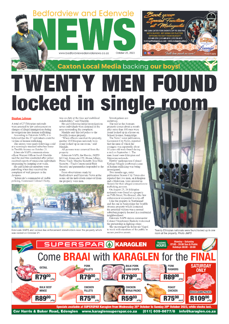 Bedfordview and Edenvale 25 October 2023 page 1