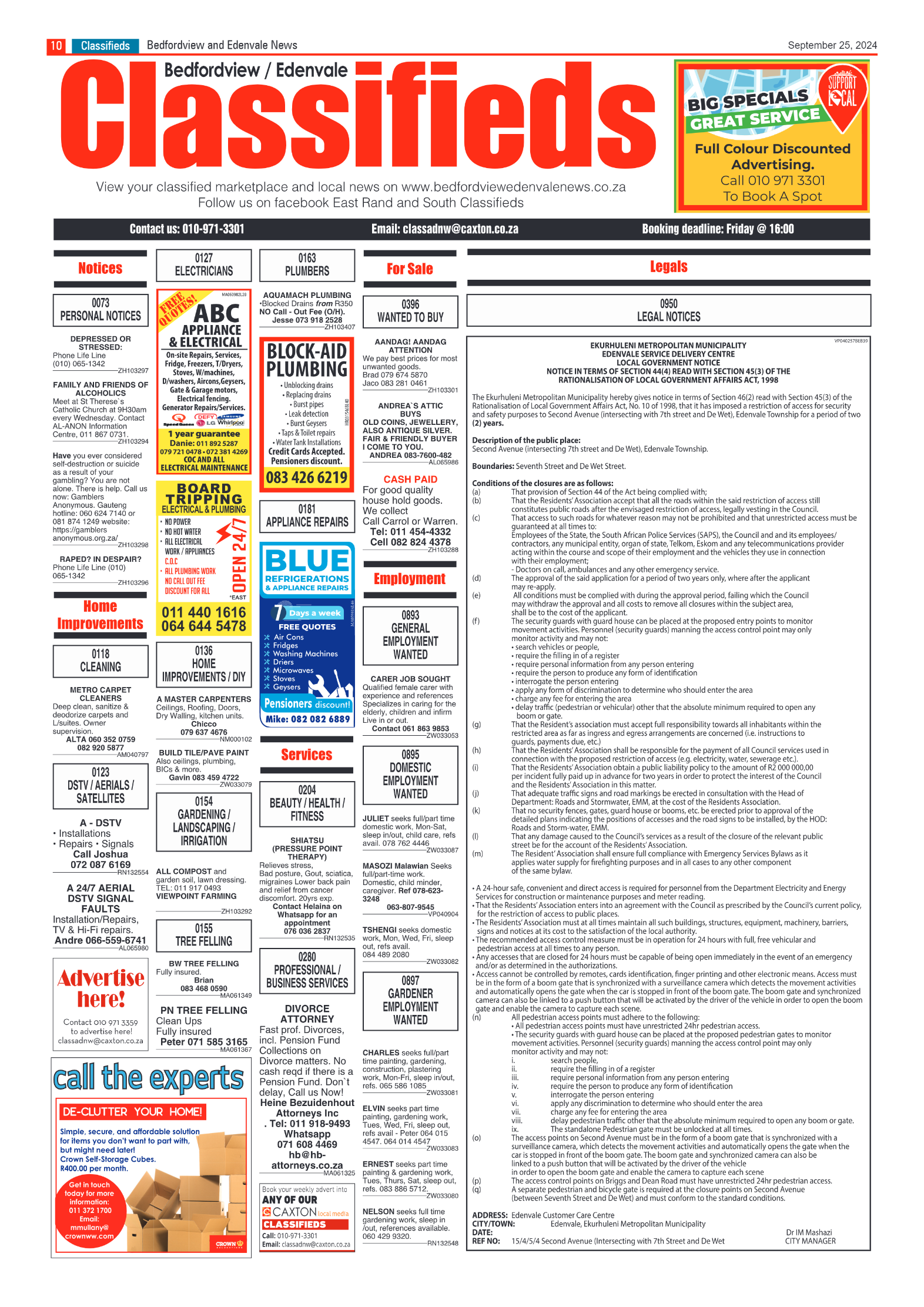 Bedfordview and Edenvale 25 September 2024 page 10