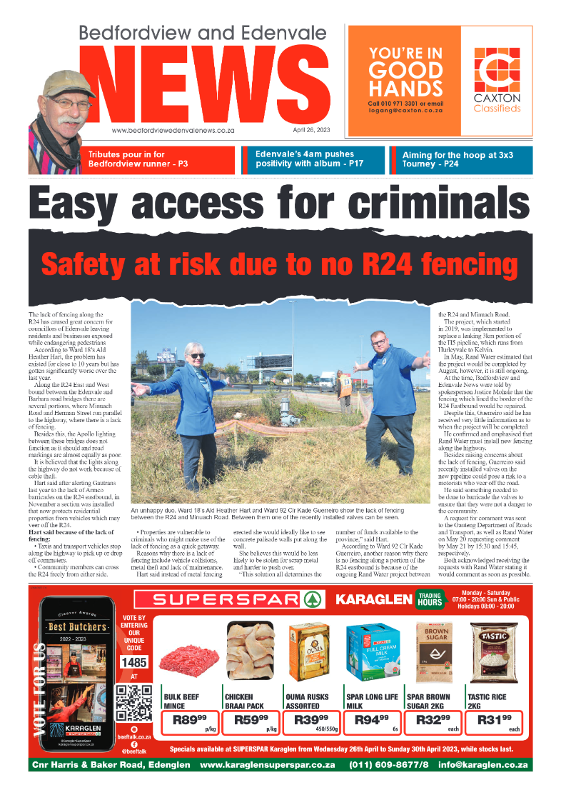 Bedfordview and Edenvale 26 April 2023 page 1