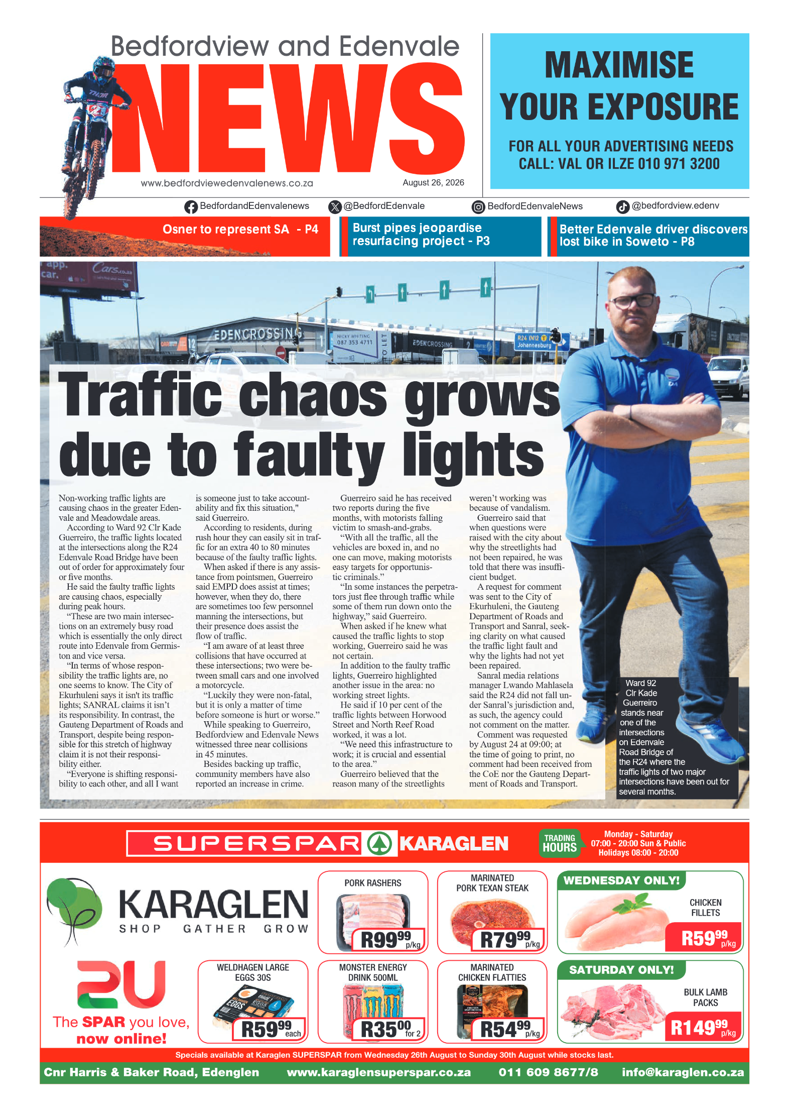 Bedfordview and Edenvale 26 August 2026 page 1